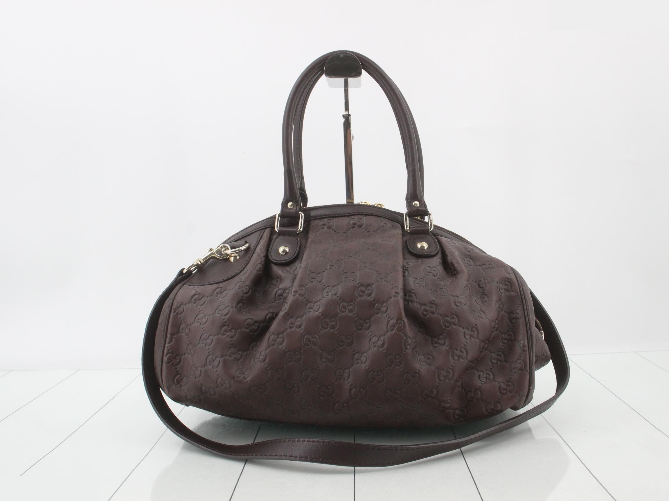 2-WAY Guccissima Sukey Leather Boston Bag — view 2