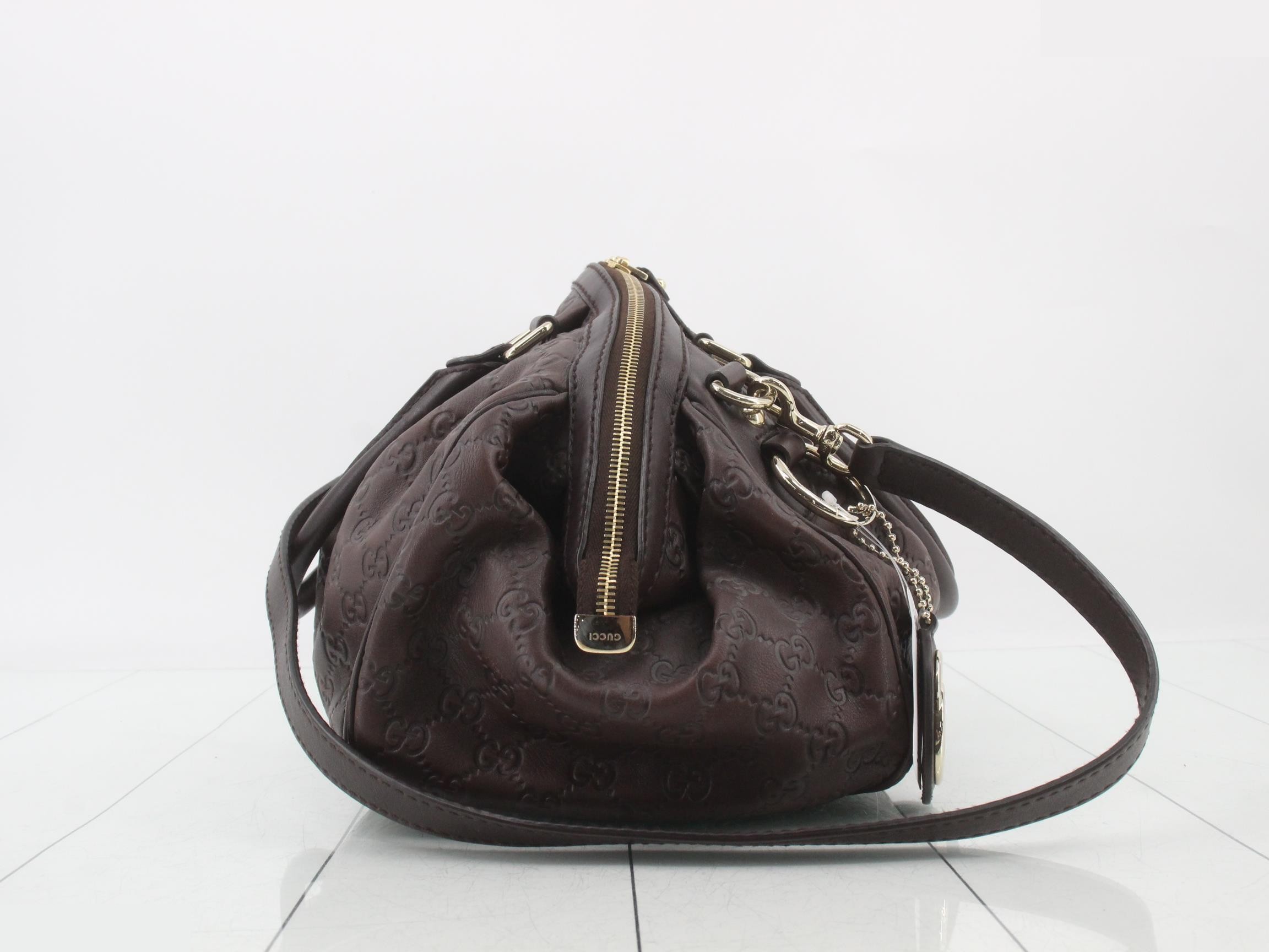 2-WAY Guccissima Sukey Leather Boston Bag — view 4