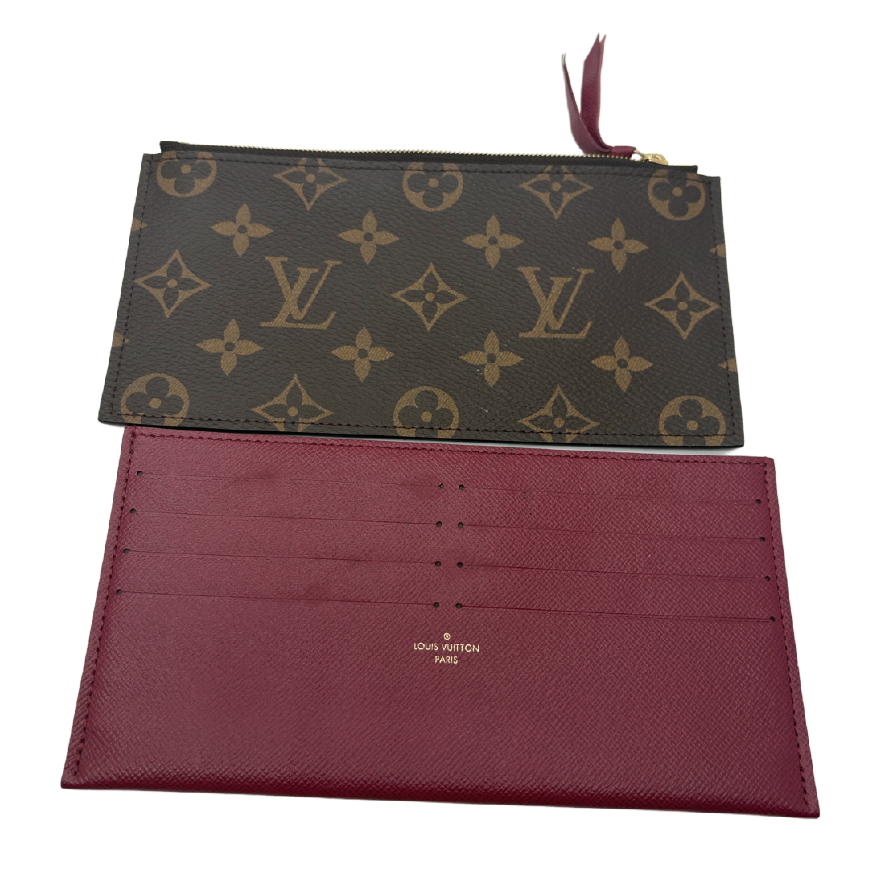 Monogram Pochette Felicie Chain Shoulder Bag Fuchsia Gold Hardware Shoulder Bag — view 14