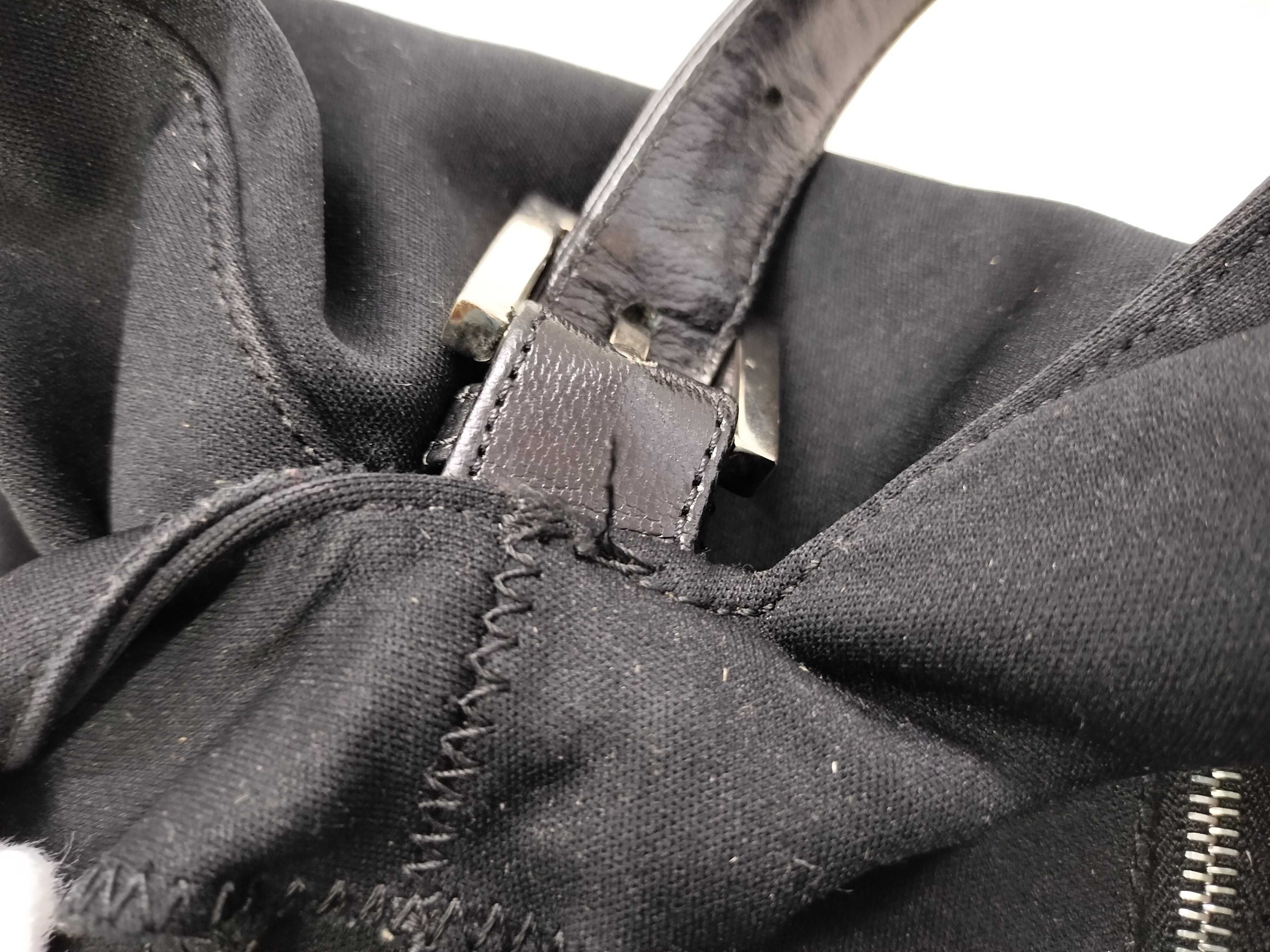 Mamma Fendi Zucca Mamma Bucket Canvas x Leather Shoulder Bag, Black, Approx. W27cm, Model Number Unknown. — view 11