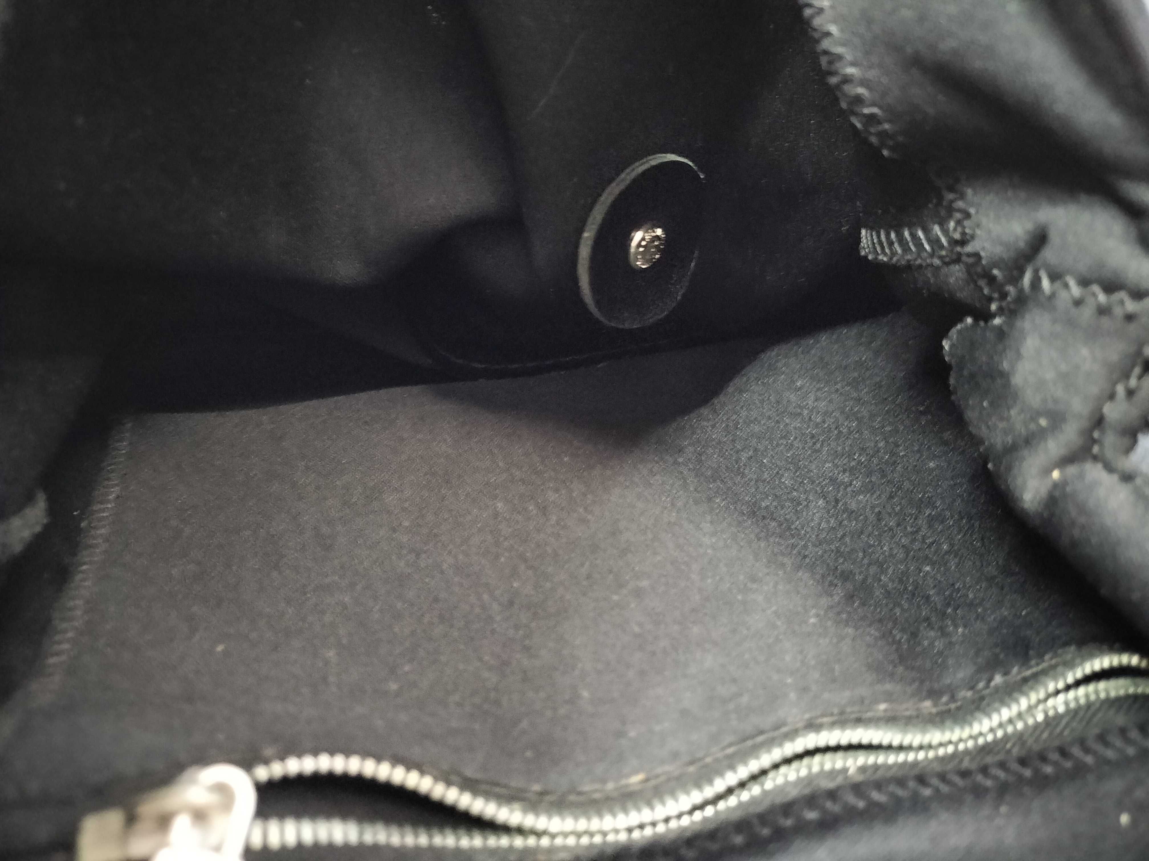 Mamma Fendi Zucca Mamma Bucket Canvas x Leather Shoulder Bag, Black, Approx. W27cm, Model Number Unknown. — view 7