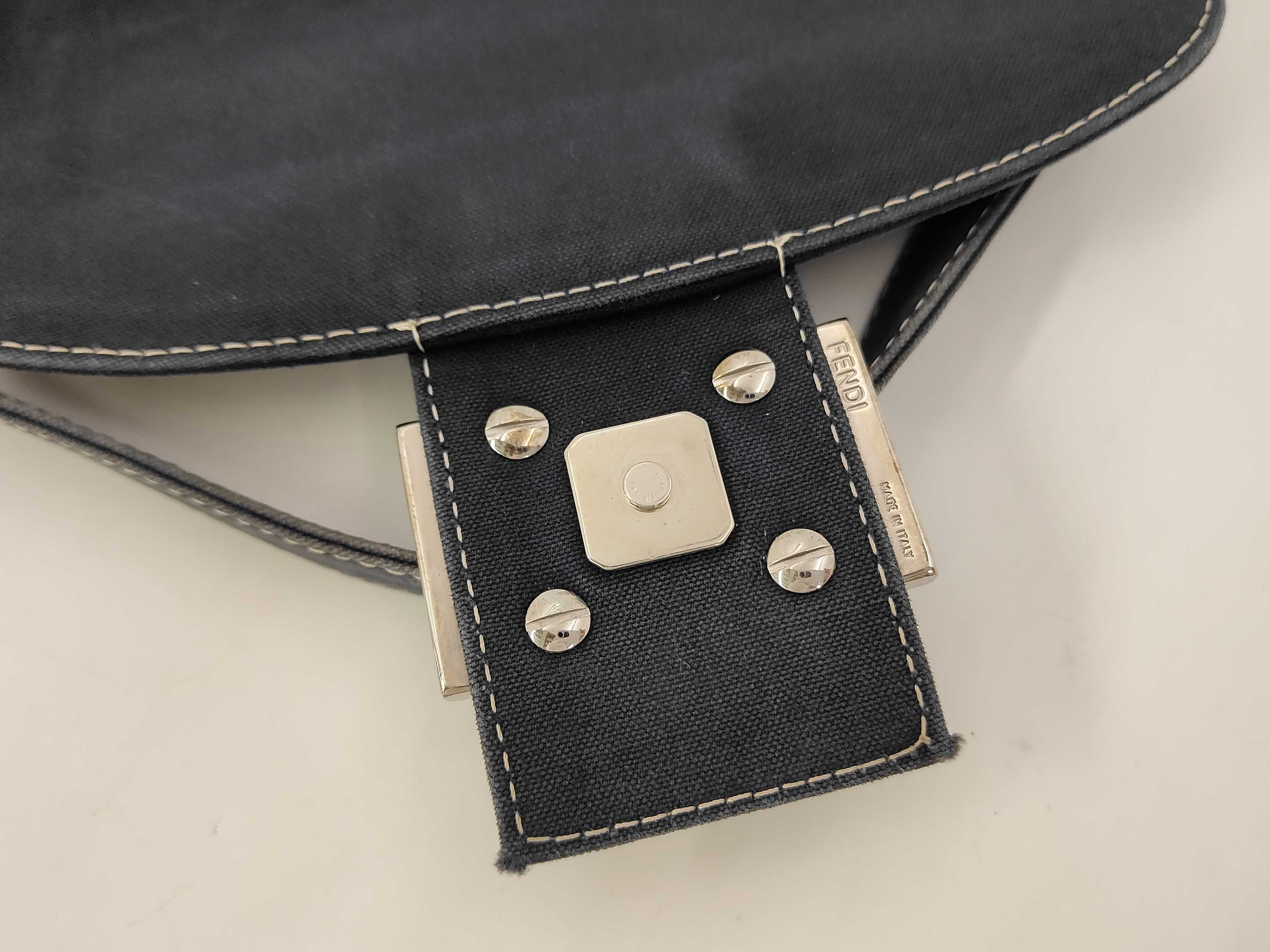 Mamma Denim Bucket Handbag — view 9