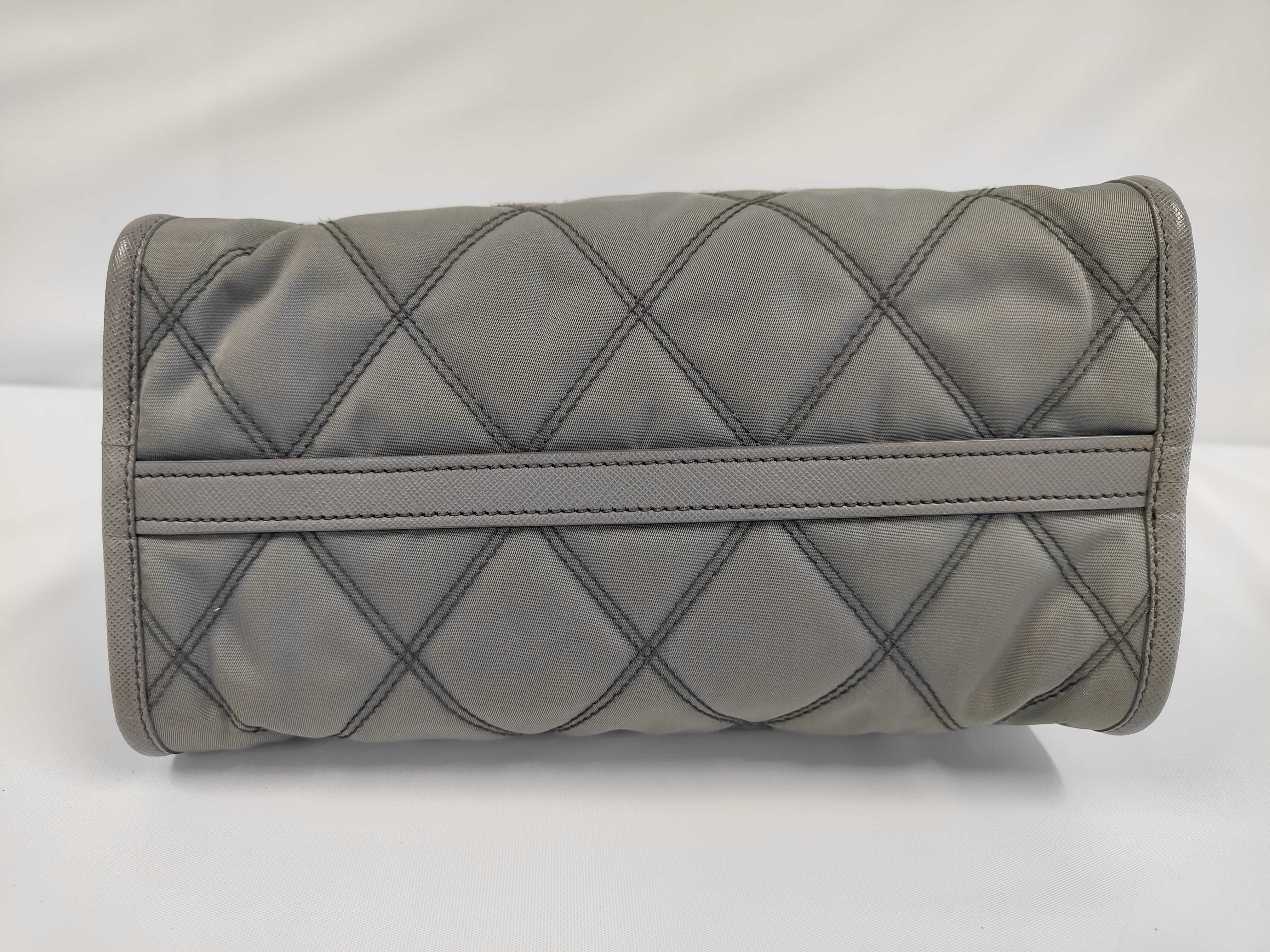 quilted nylon and leather 2-way handbag 1BA100. Accessories: dust bag, shoulder strap. — view 3