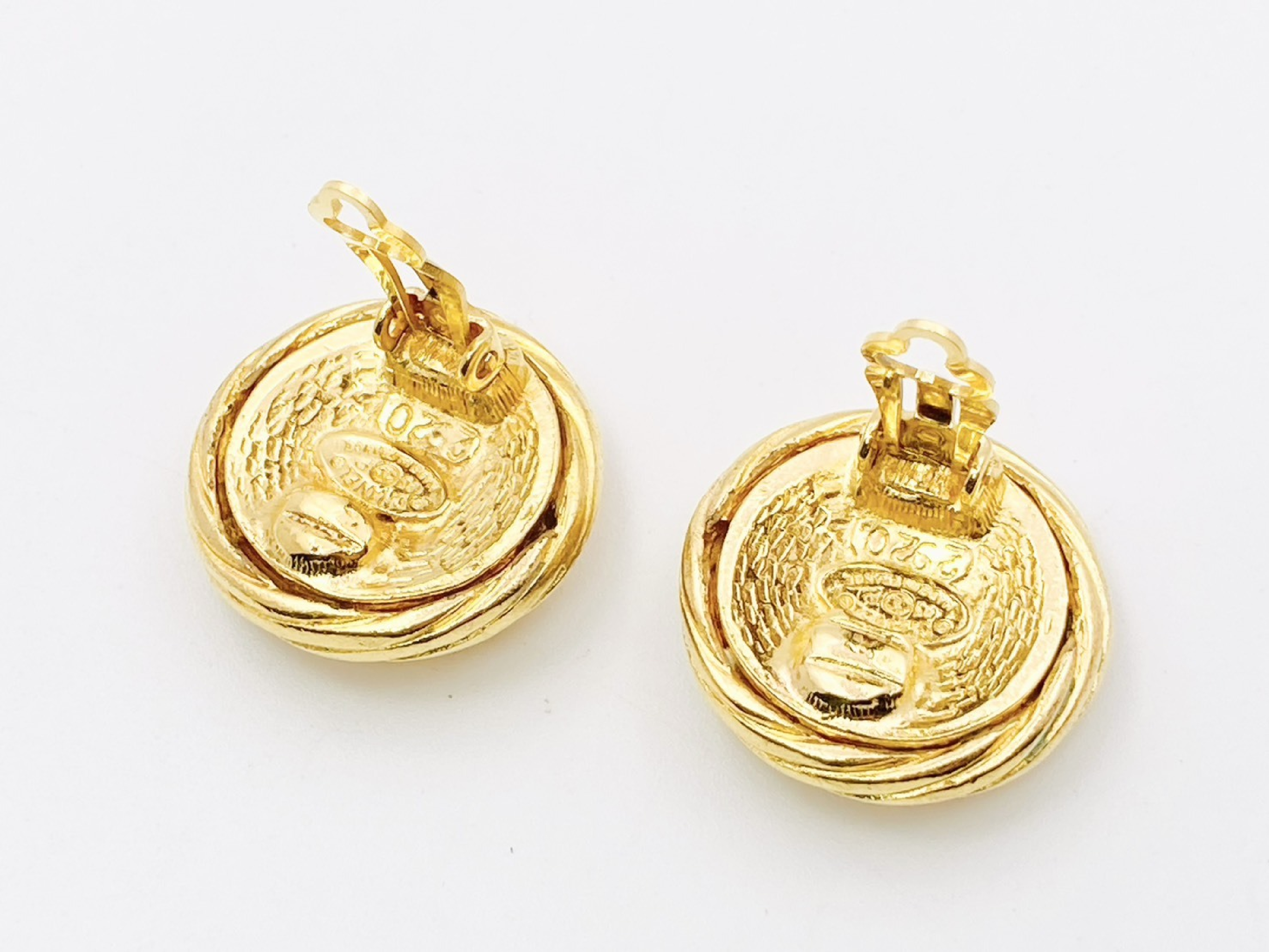 Coco Mark Round Earrings 93P/2920 — view 3