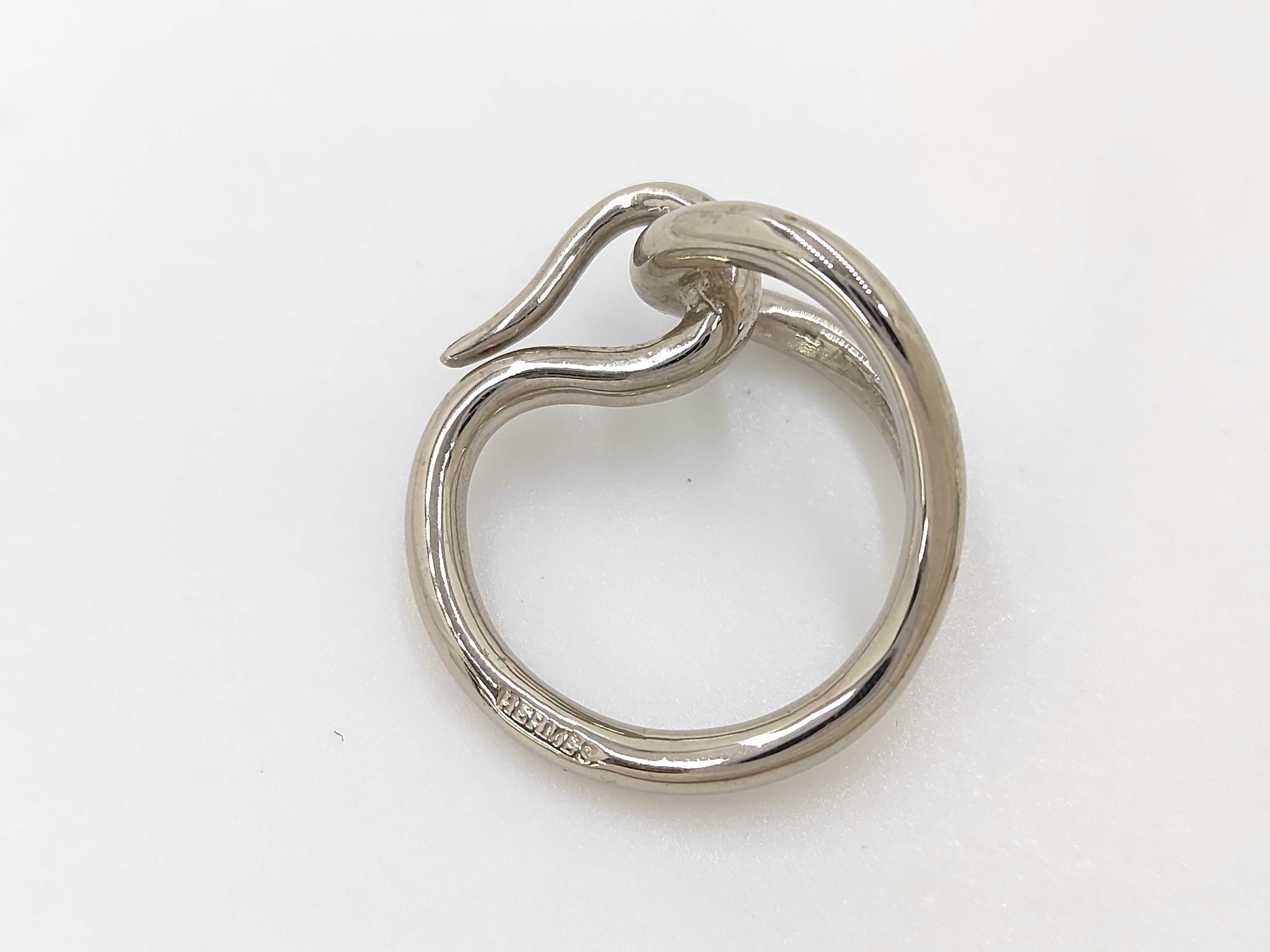 Scarf Ring Jumbo Silver Hardware Hermes Other Accessories — view 7