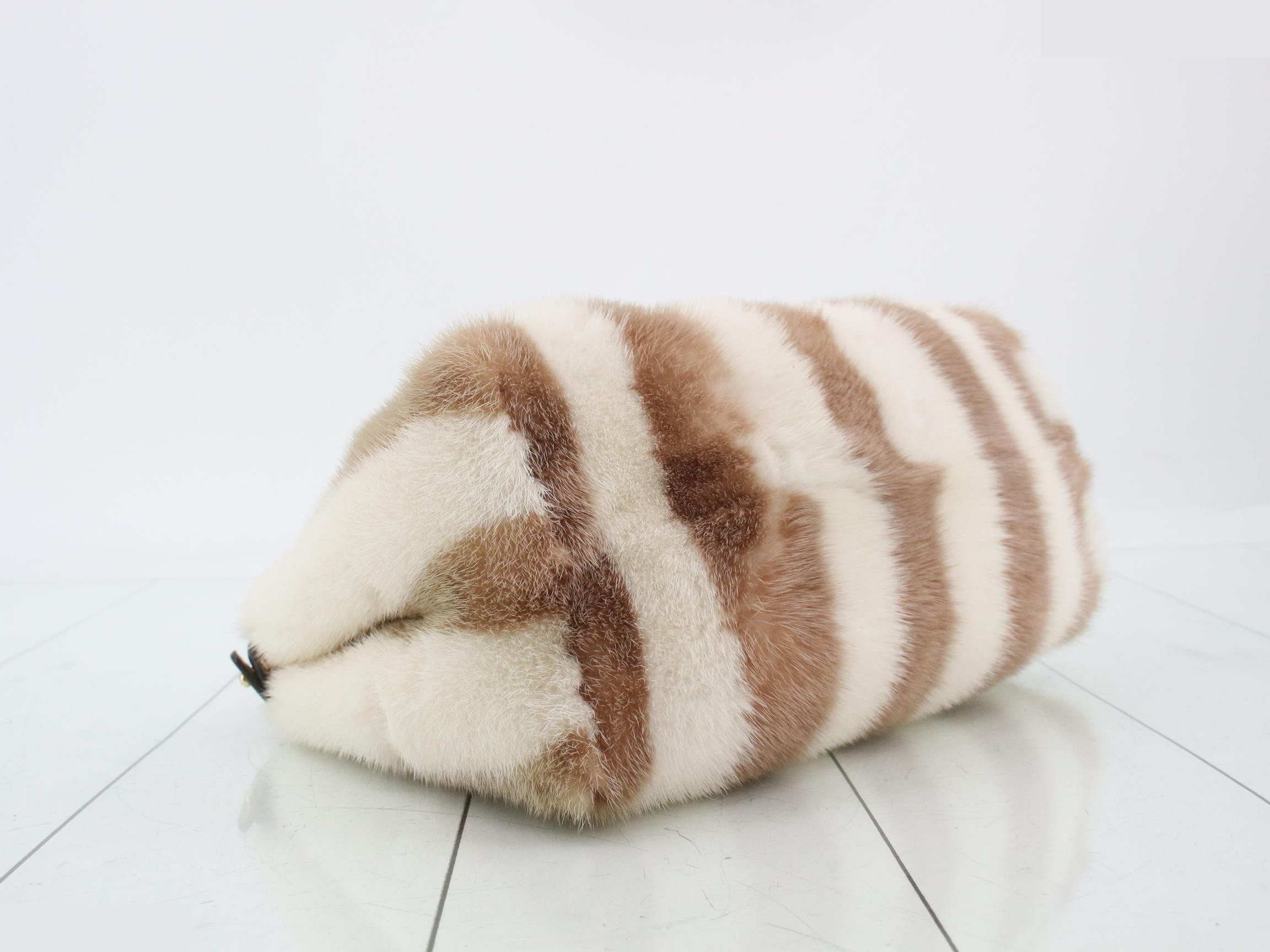 Peekaboo 2-Way Shoulder Bag, Fur, Mini, 8BN244 — view 5