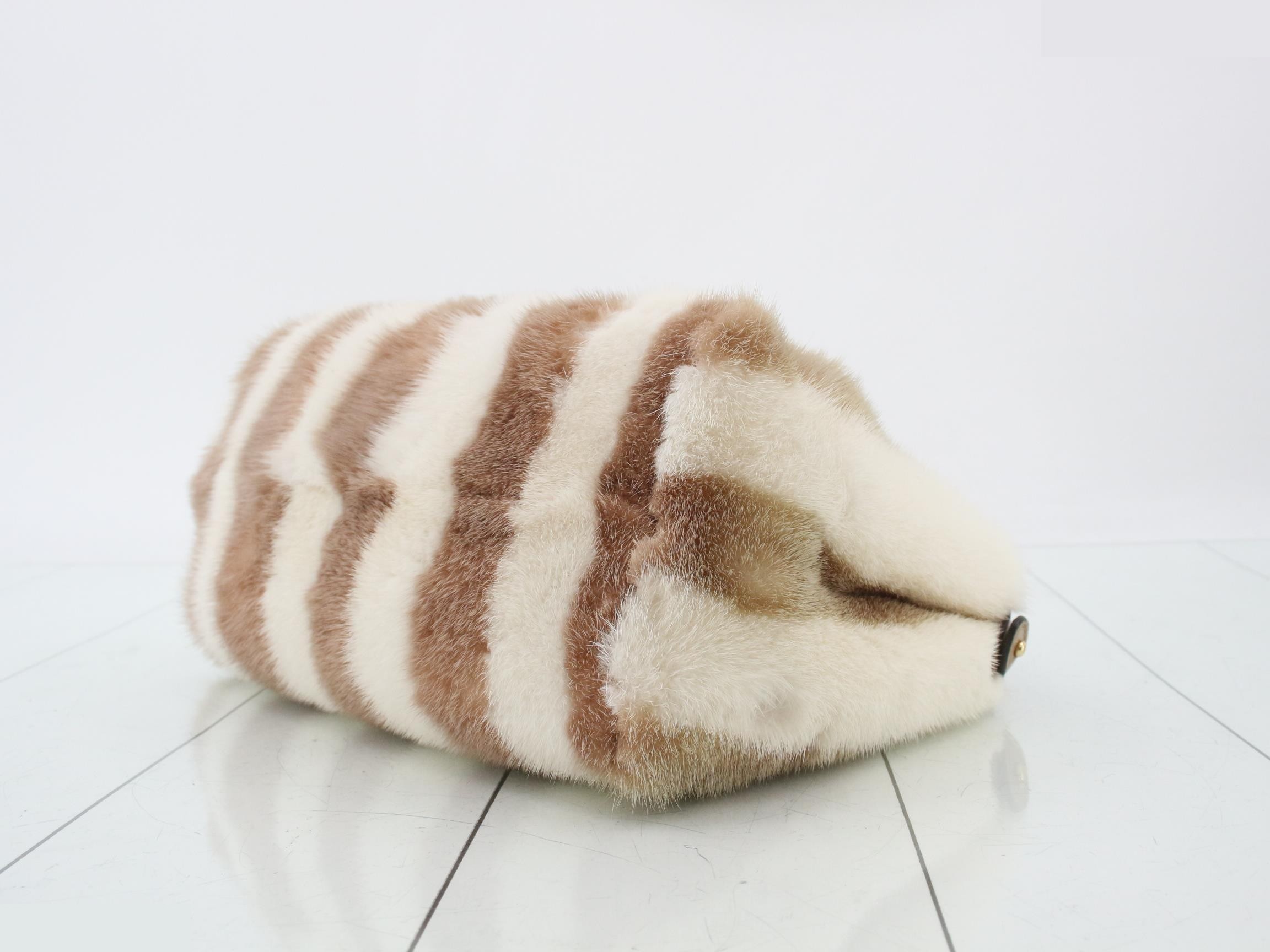 Peekaboo 2-Way Shoulder Bag, Fur, Mini, 8BN244 — view 6