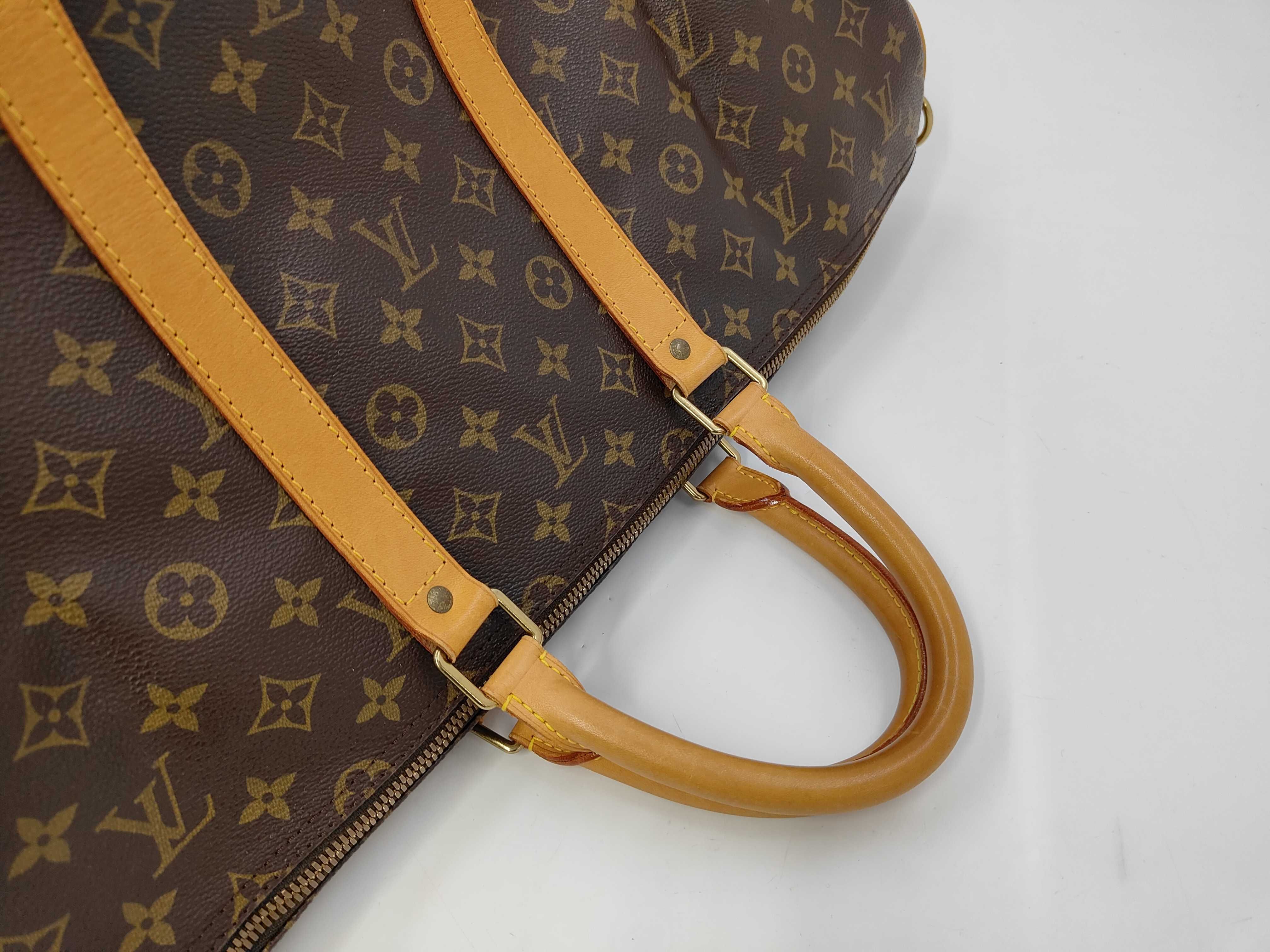 Monogram M41414 Keepall Bandoulière 55 Boston Bag — view 5