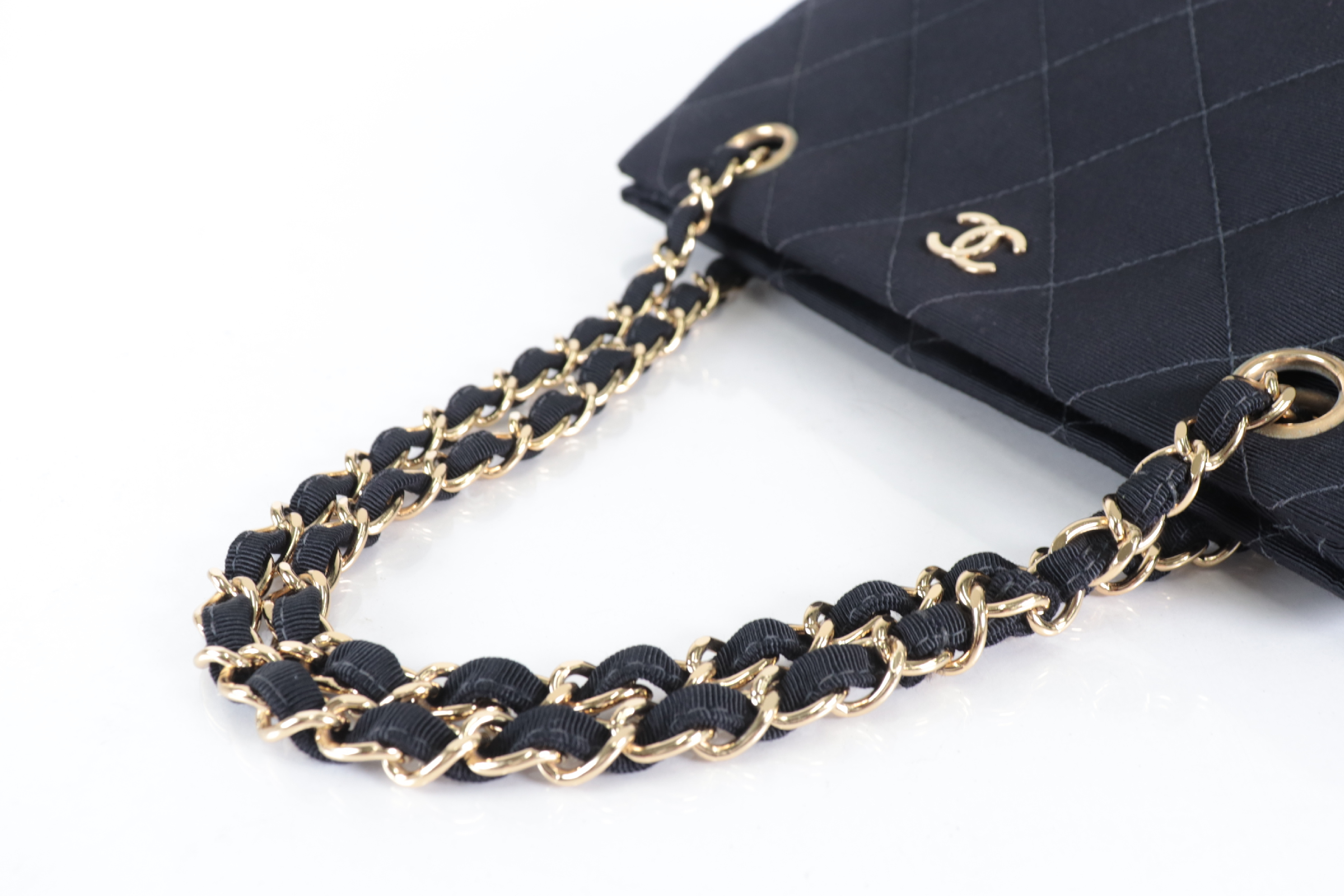 Coco Mark Canvas Chain Handbag (Serial No. 5) — view 6