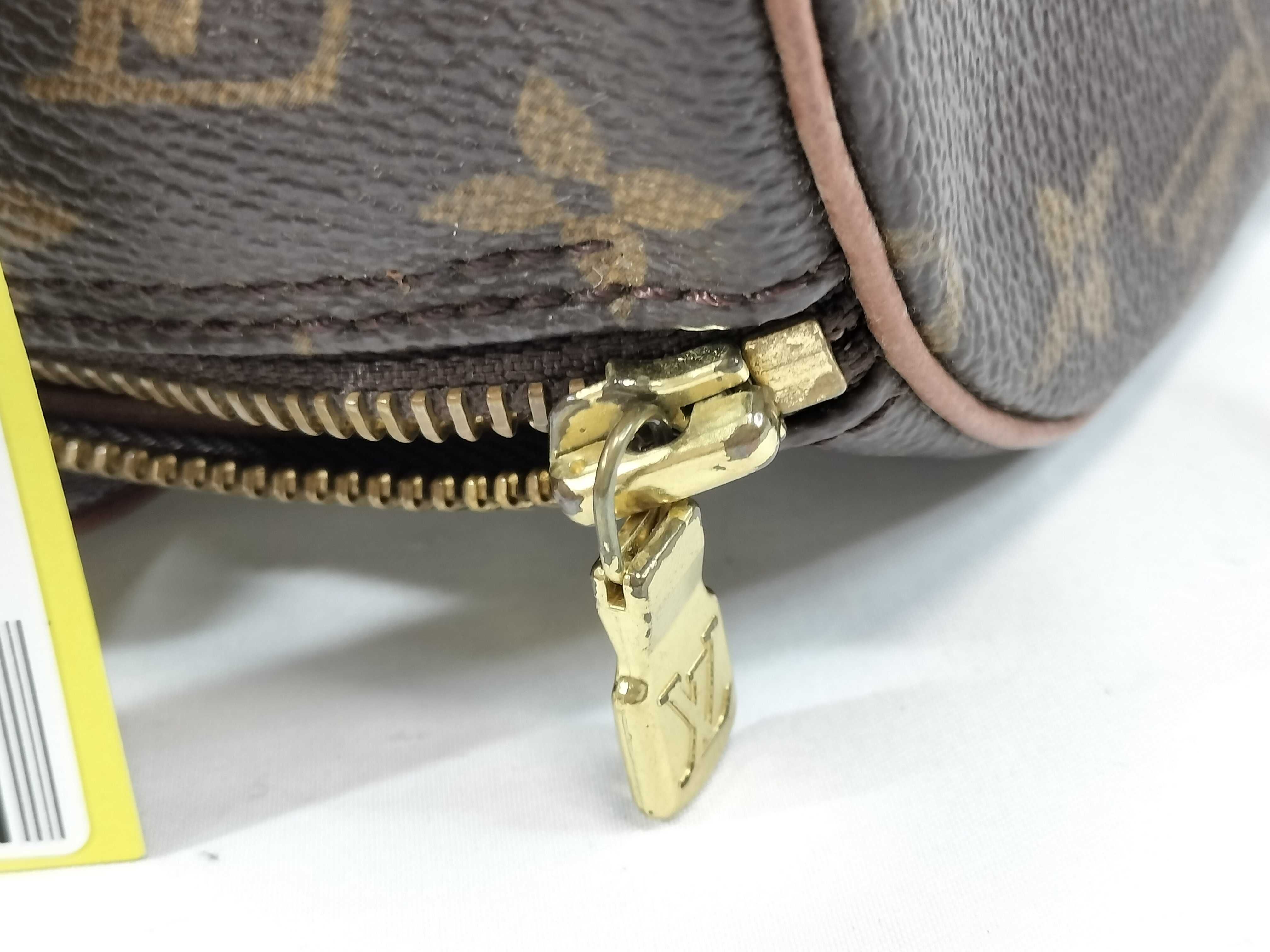 Monogram Old Papillon 1998 Model M51365 Handbag with Pouch — view 13