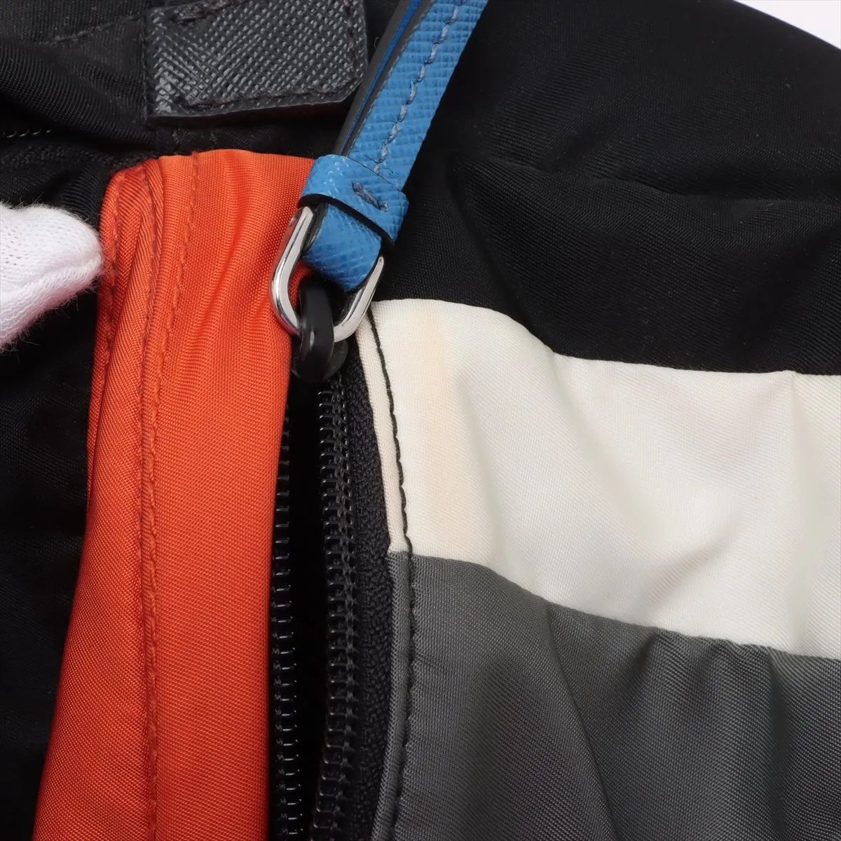 Tessuto Nylon Body Bag Black — view 12