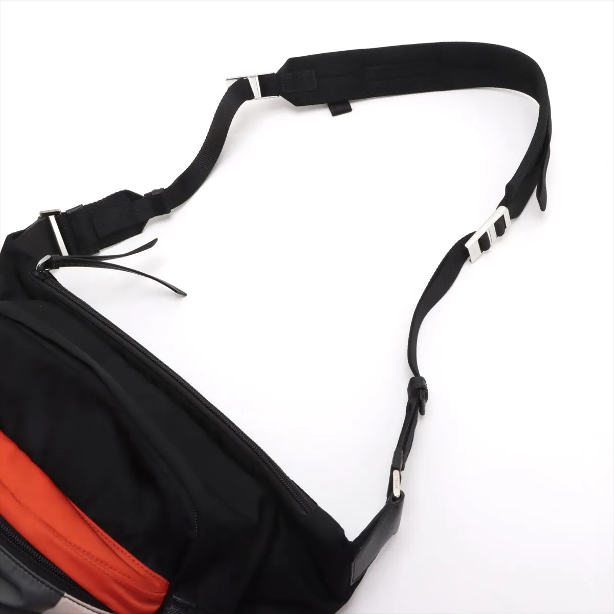 Tessuto Nylon Body Bag Black — view 5