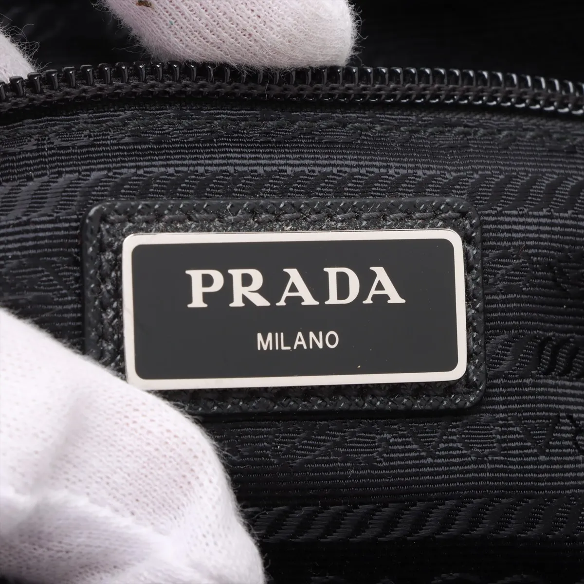 Tessuto Nylon Body Bag Black — view 10