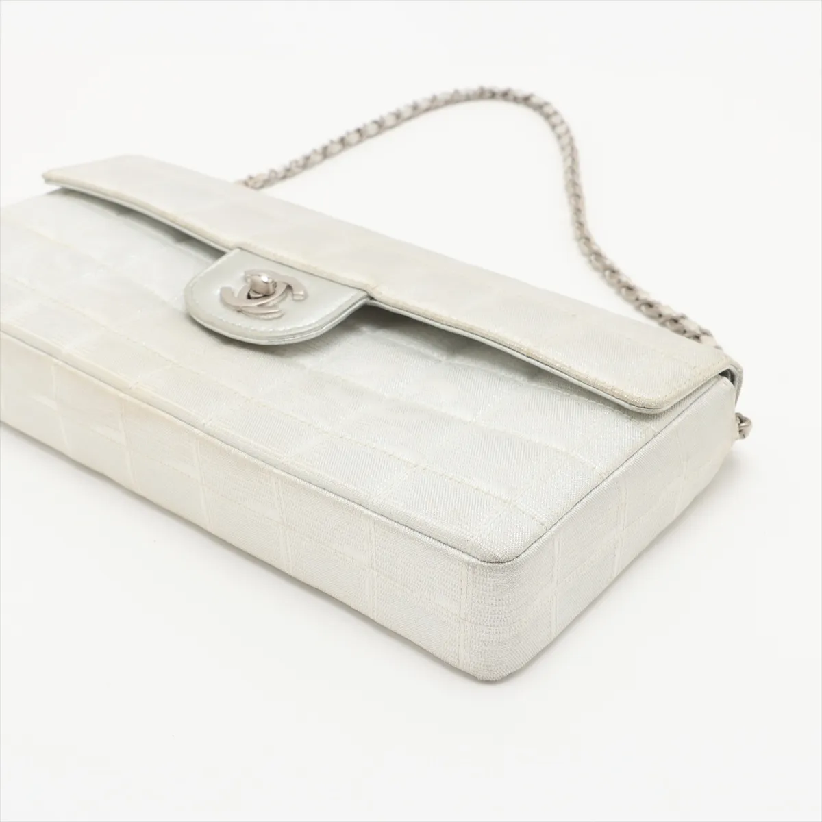 New Travel Line Nylon Chain Shoulder Bag Silver Hardware 6349296 No. 6 — view 3