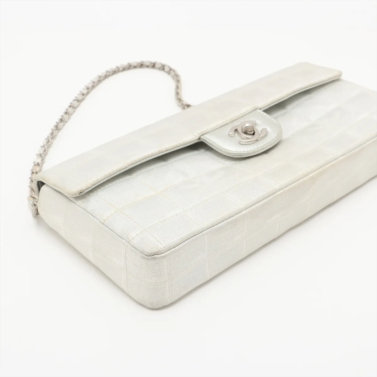 New Travel Line Nylon Chain Shoulder Bag Silver Hardware 6349296 No. 6 — view 4