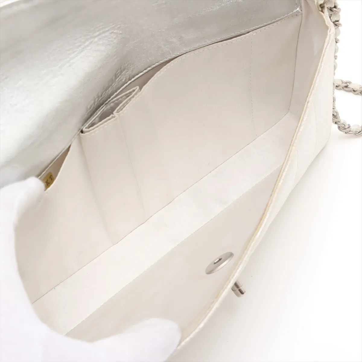 New Travel Line Nylon Chain Shoulder Bag Silver Hardware 6349296 No. 6 — view 6