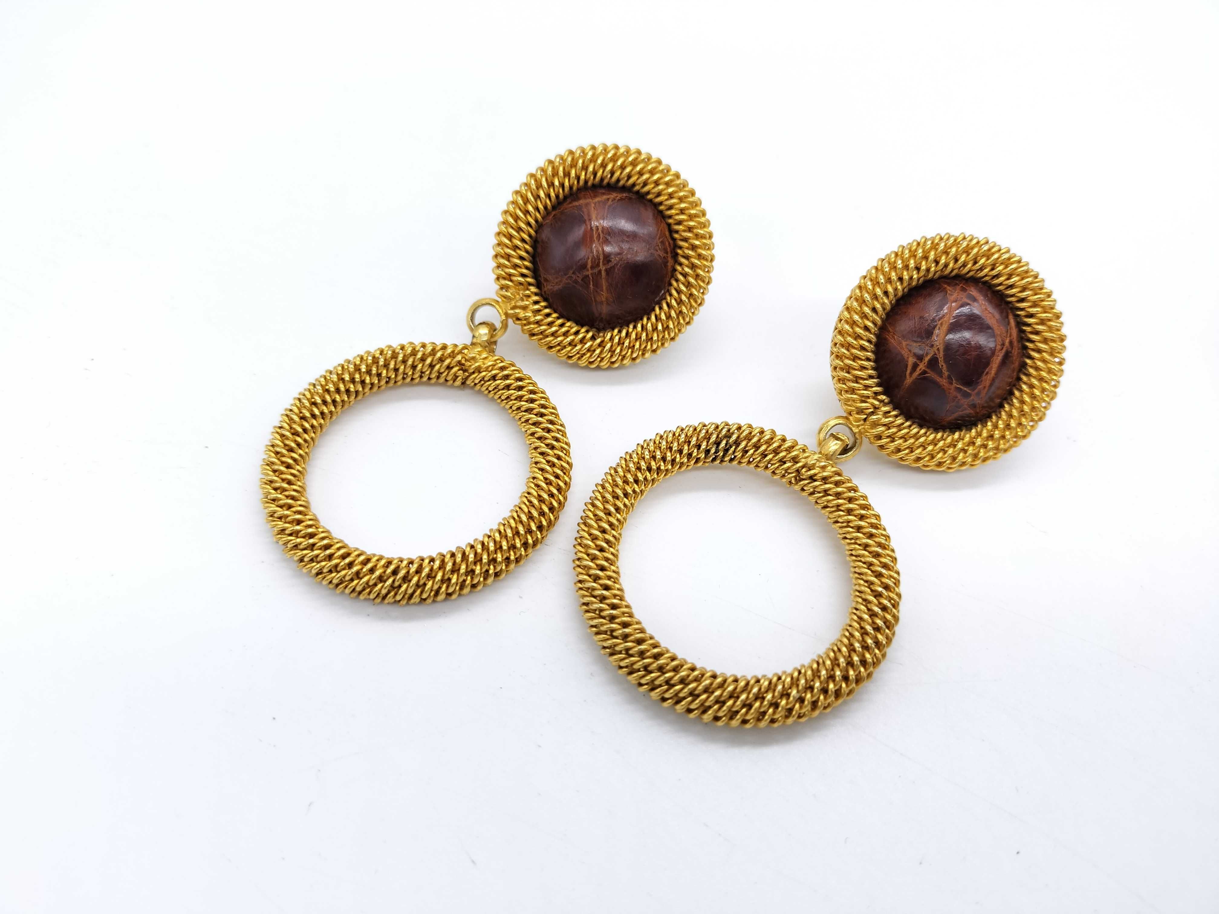 Leather Circle Bracelet/Earring Set - Accessory Roundup (Accessories) — view 2