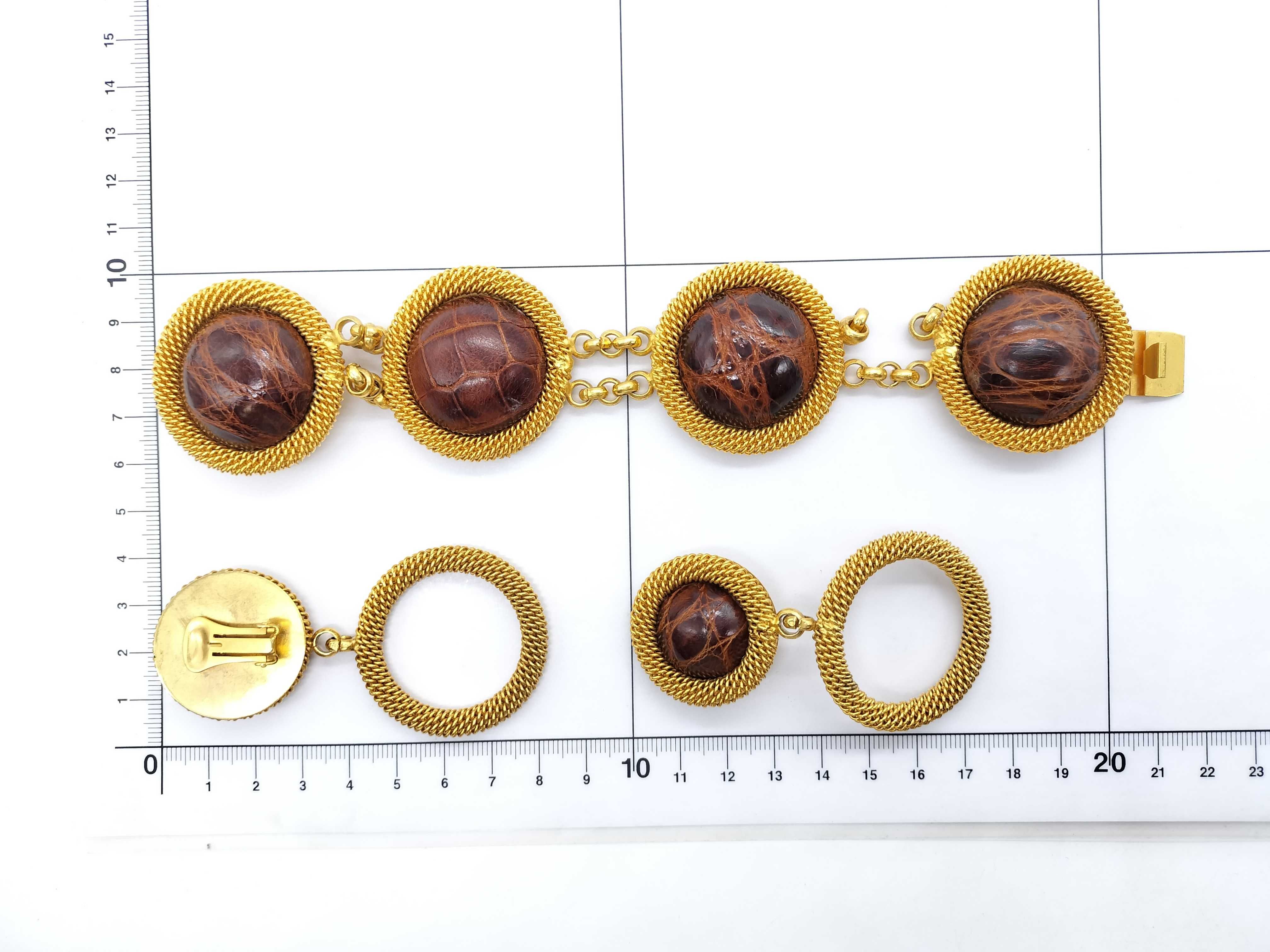 Leather Circle Bracelet/Earring Set - Accessory Roundup (Accessories) — view 11