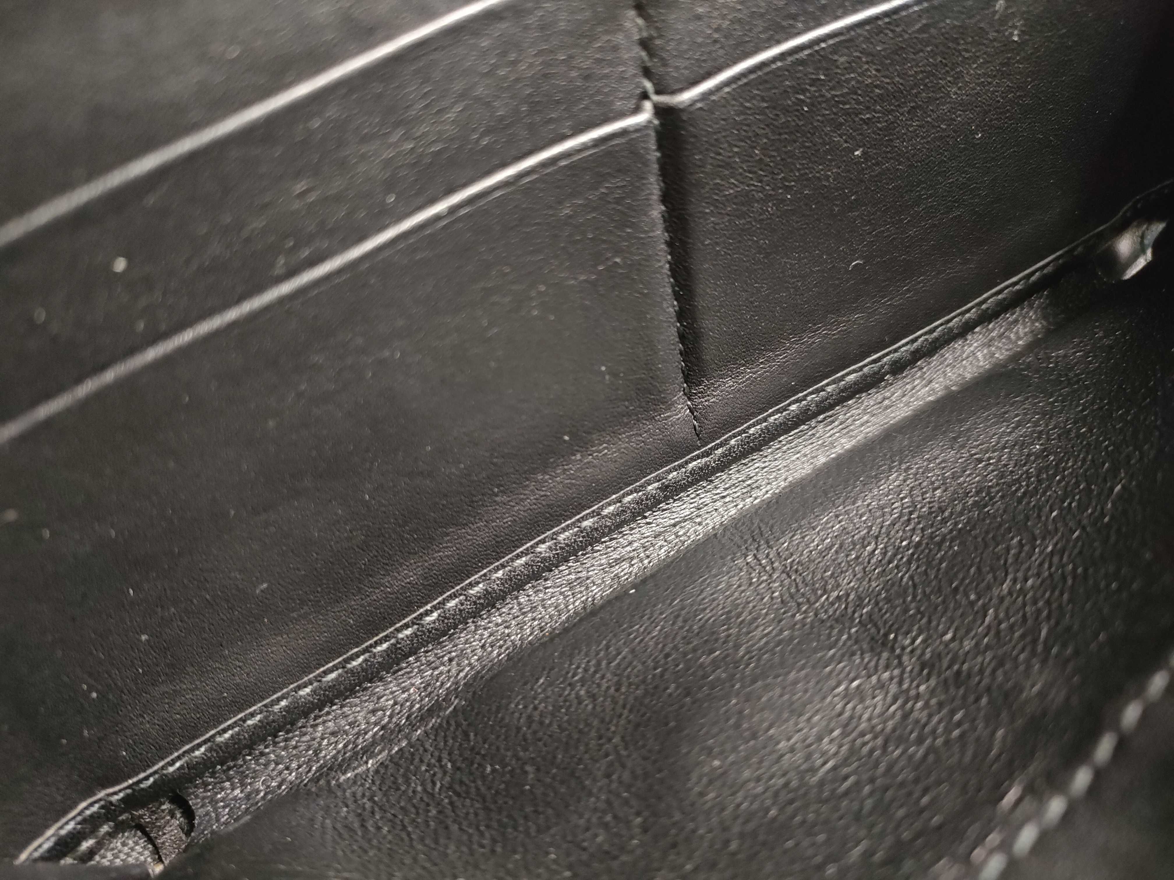 Guccissima Leather Round Long Wallet, Black, Serial Number — view 11