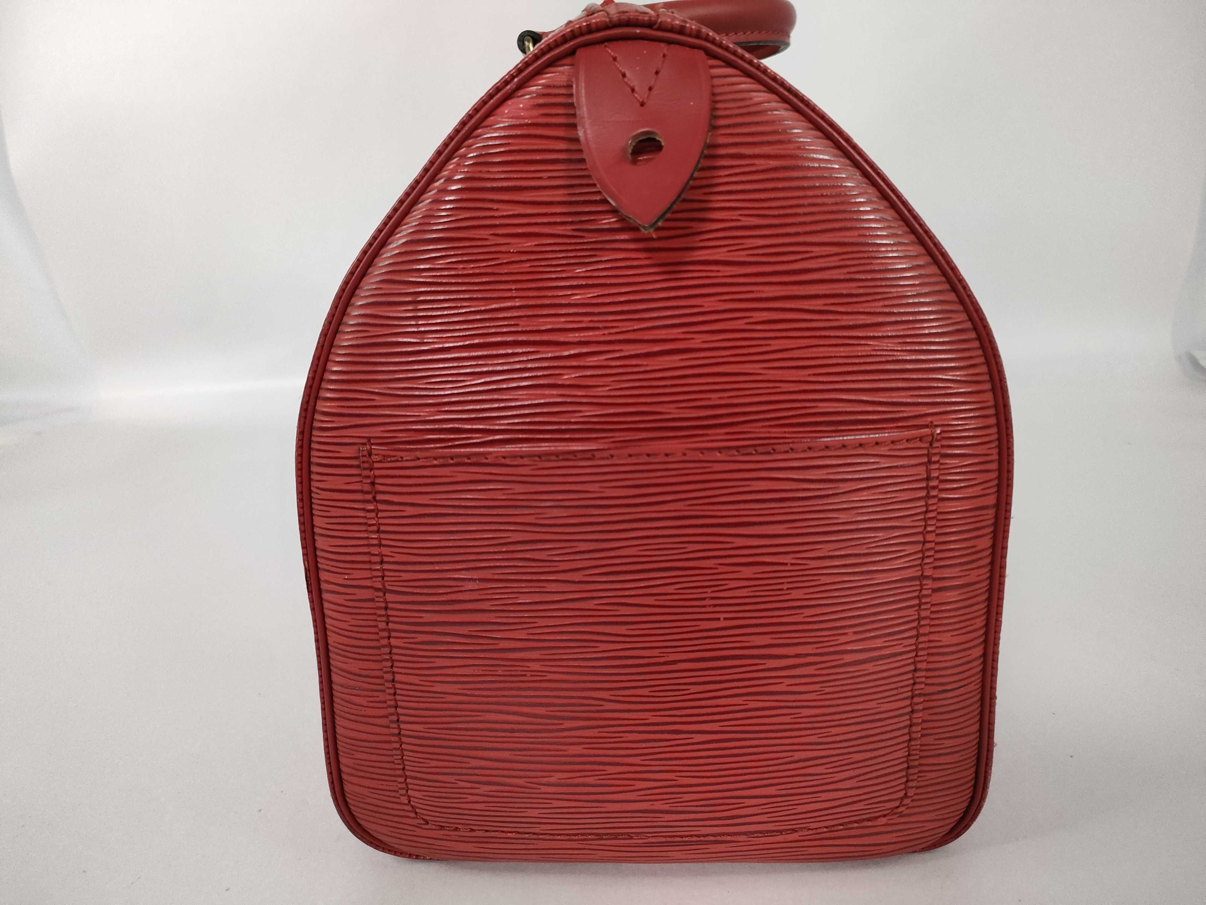 Epi Speedy 30 Epi Red Handbag — view 14