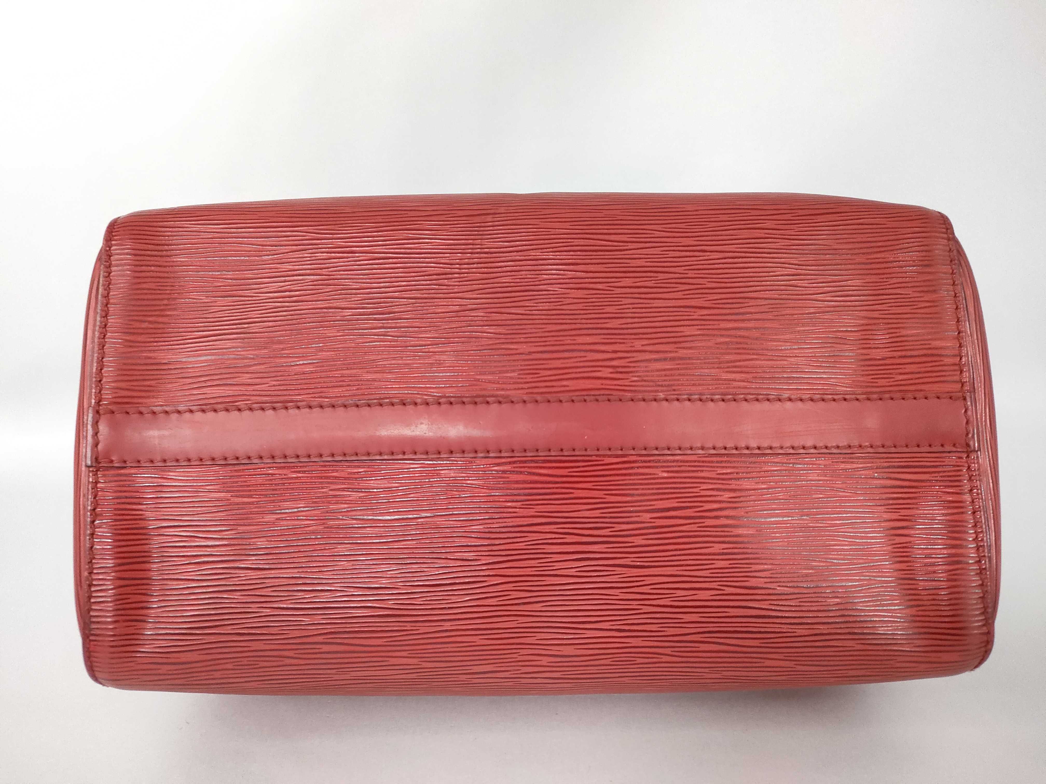 Epi Speedy 30 Epi Red Handbag — view 7