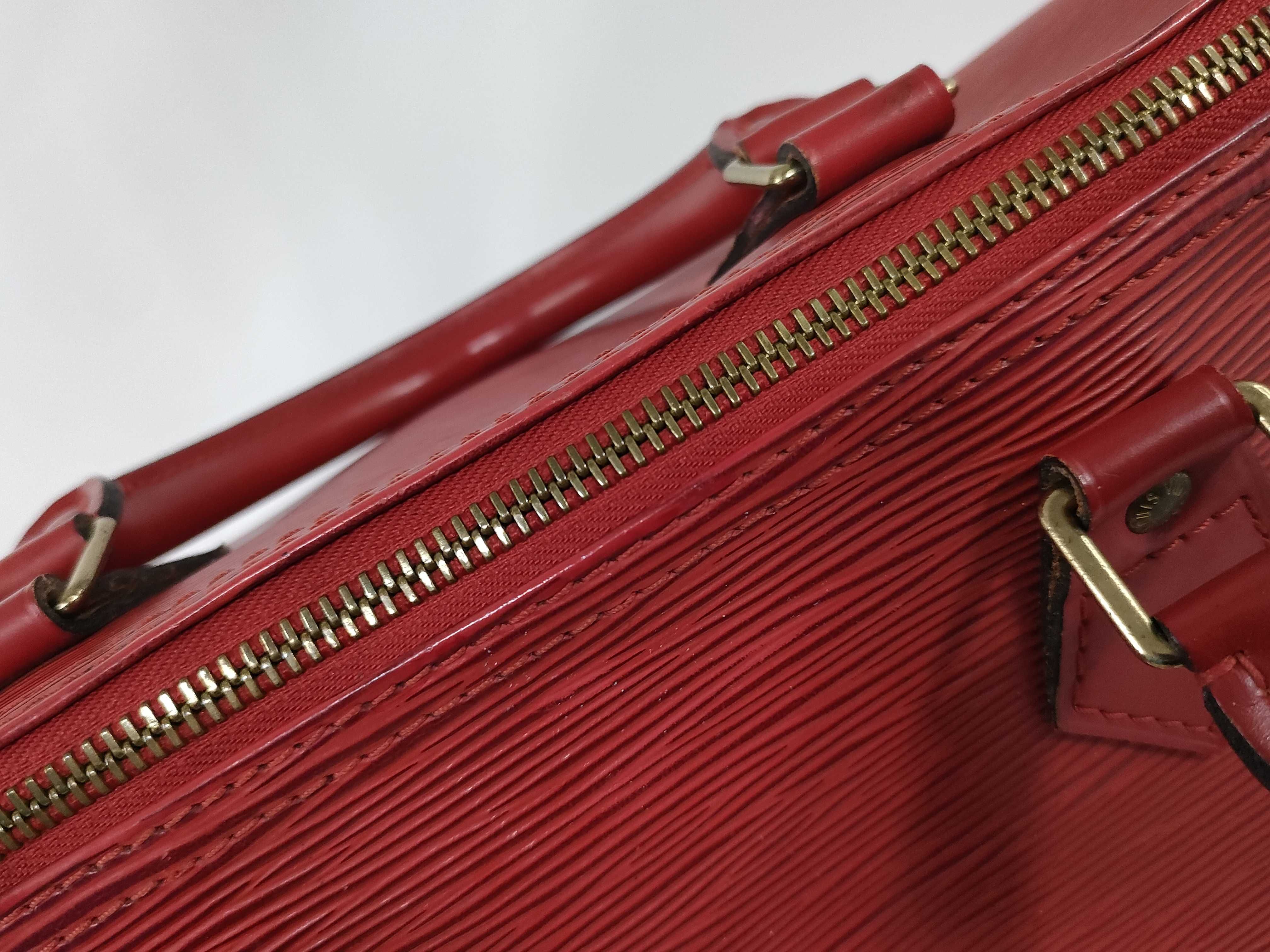 Epi Speedy 30 Epi Red Handbag — view 8