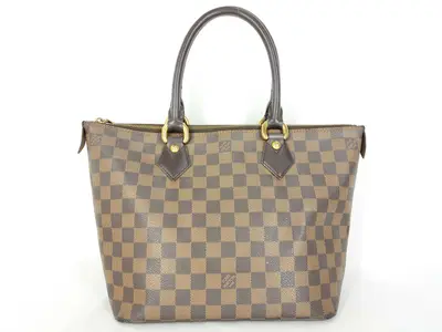 Damier Saleya PM N51183 (Serial number unknown) Brown Tote Bag