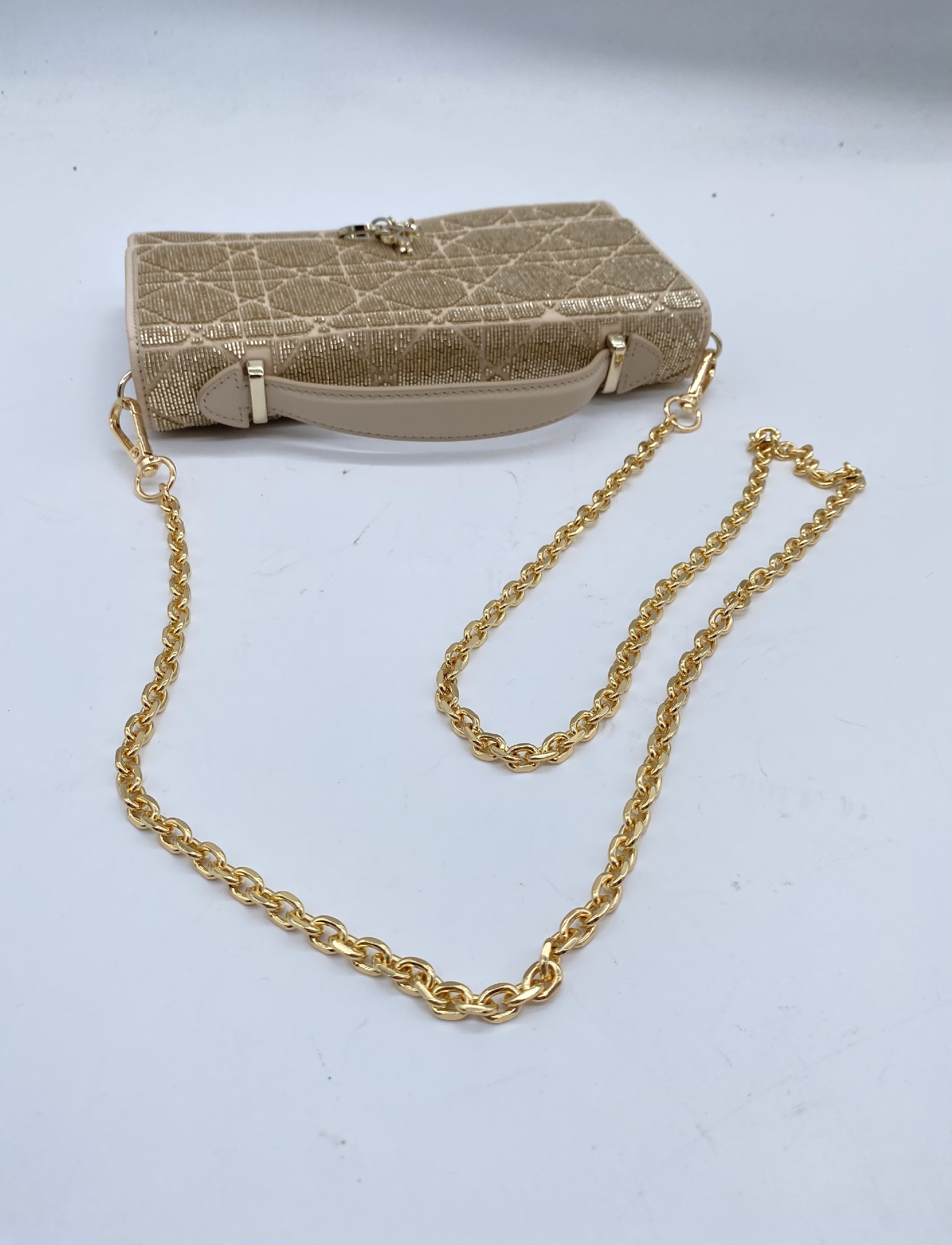 Cannage motif shoulder bag — view 6