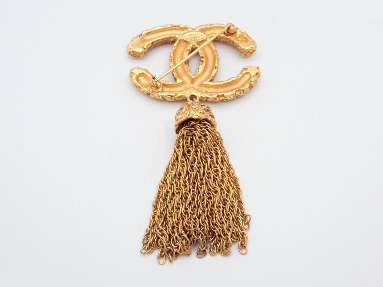Coco Mark Fringe Brooch — view 2
