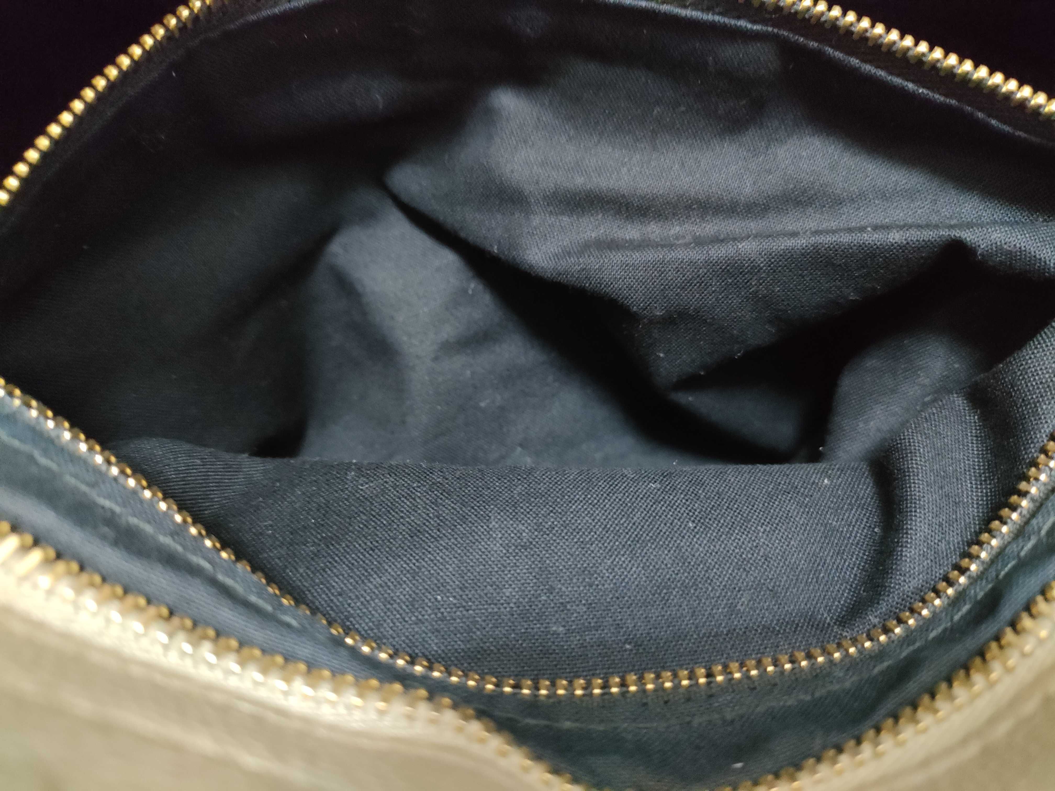 The City SG - Metallic Edge City Leather 2-Way Handbag Grey 505984 Shoulder Bag — view 12