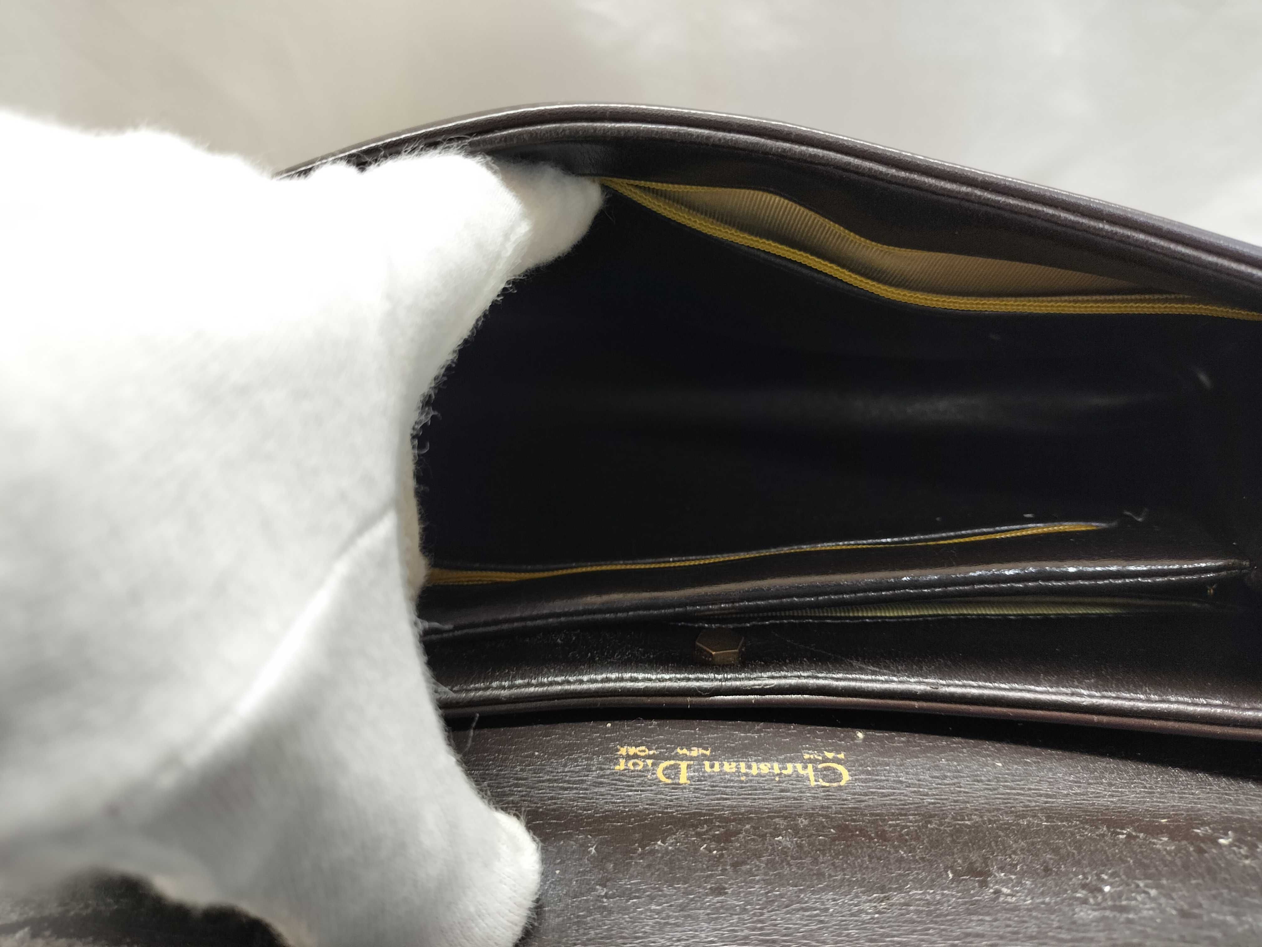 Vintage Leather Second/Shoulder 2-Way Bag Shoulder Bag — view 12