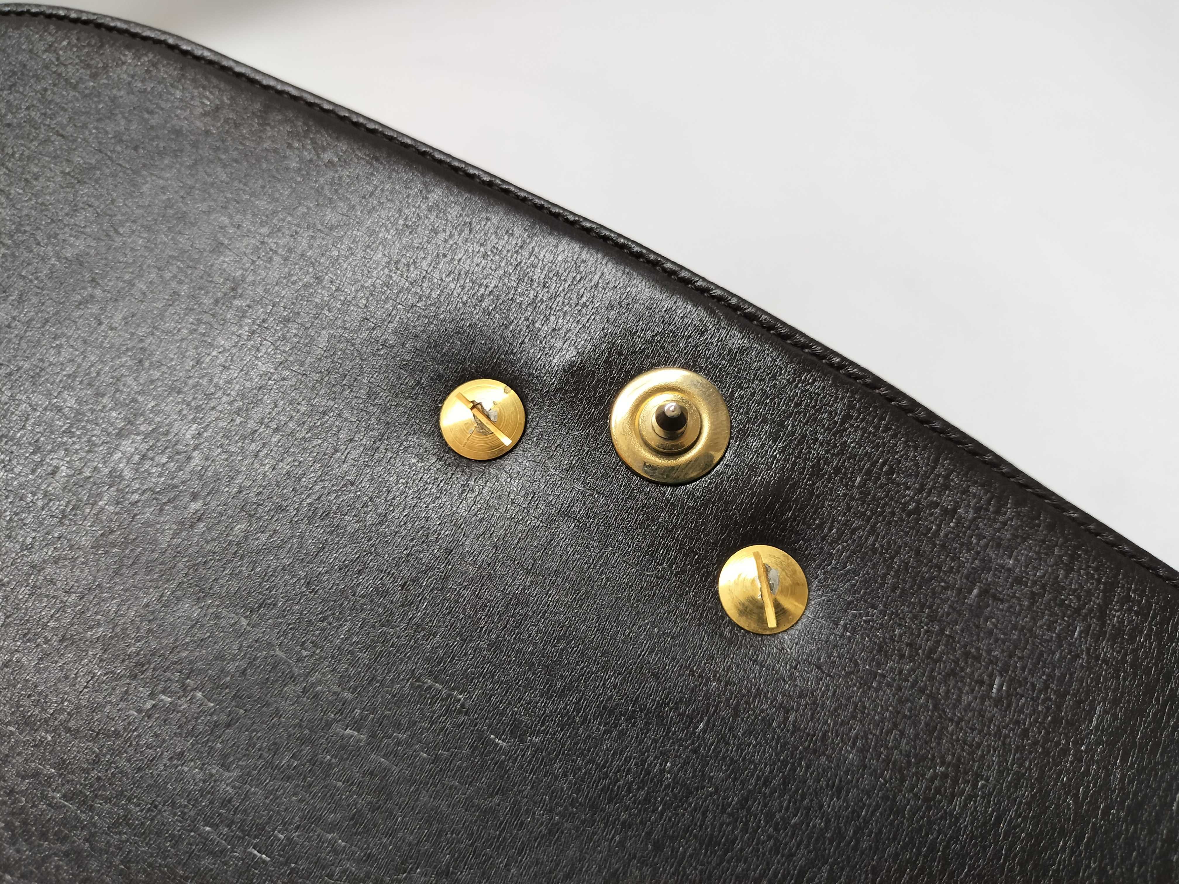 Vintage Leather Second/Shoulder 2-Way Bag Shoulder Bag — view 15
