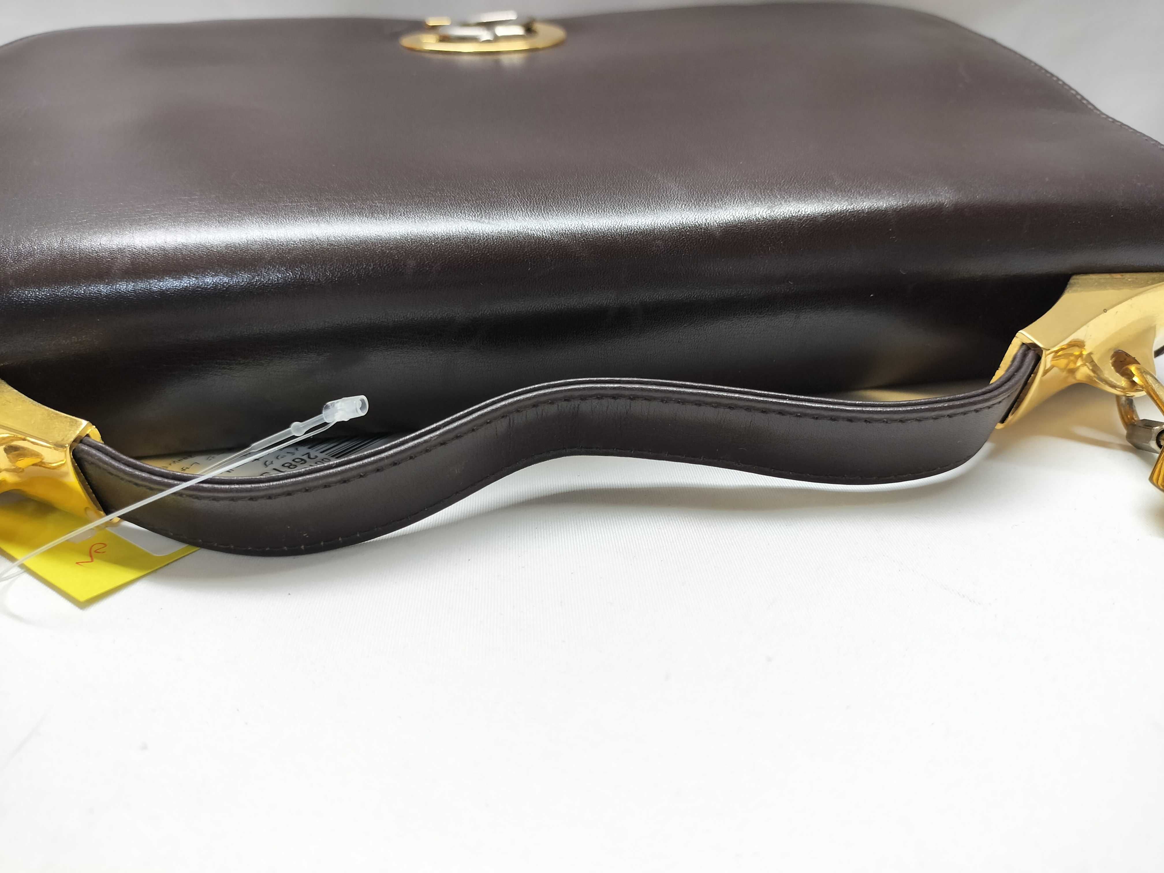 Vintage Leather Second/Shoulder 2-Way Bag Shoulder Bag — view 5