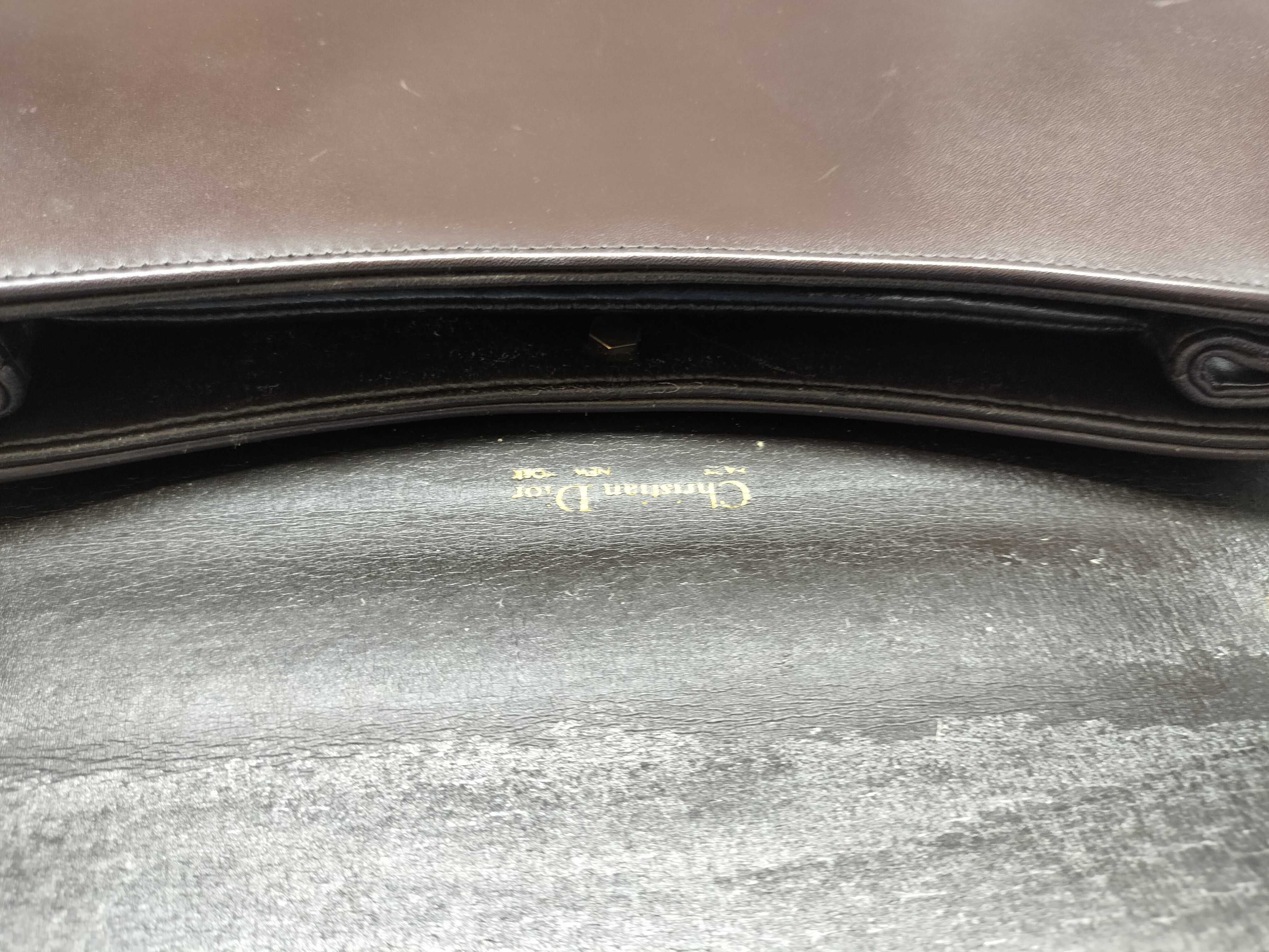 Vintage Leather Second/Shoulder 2-Way Bag Shoulder Bag — view 10
