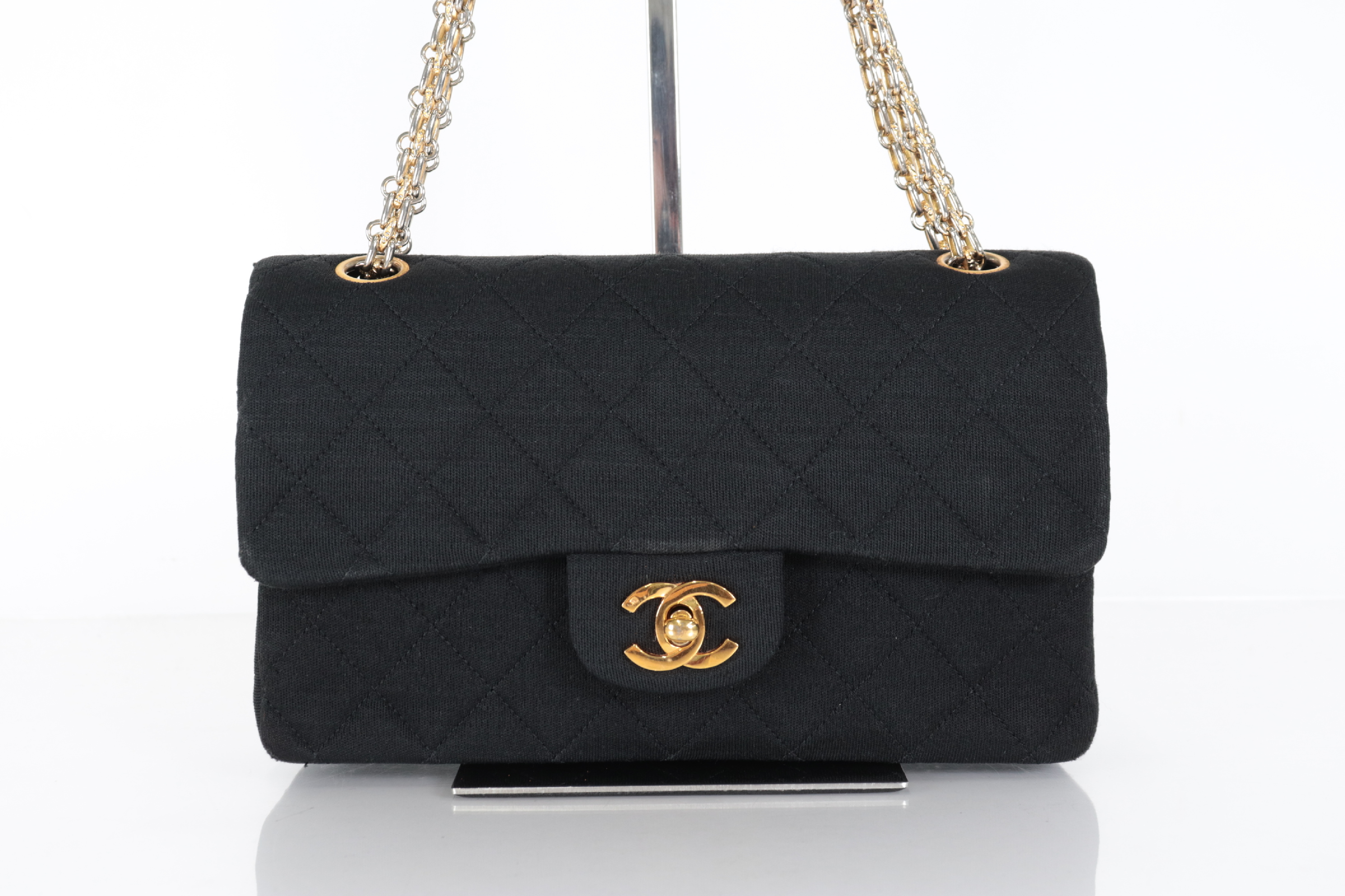 Double Flap 23 Cotton Shoulder Bag (Serial Number 0) — view 2