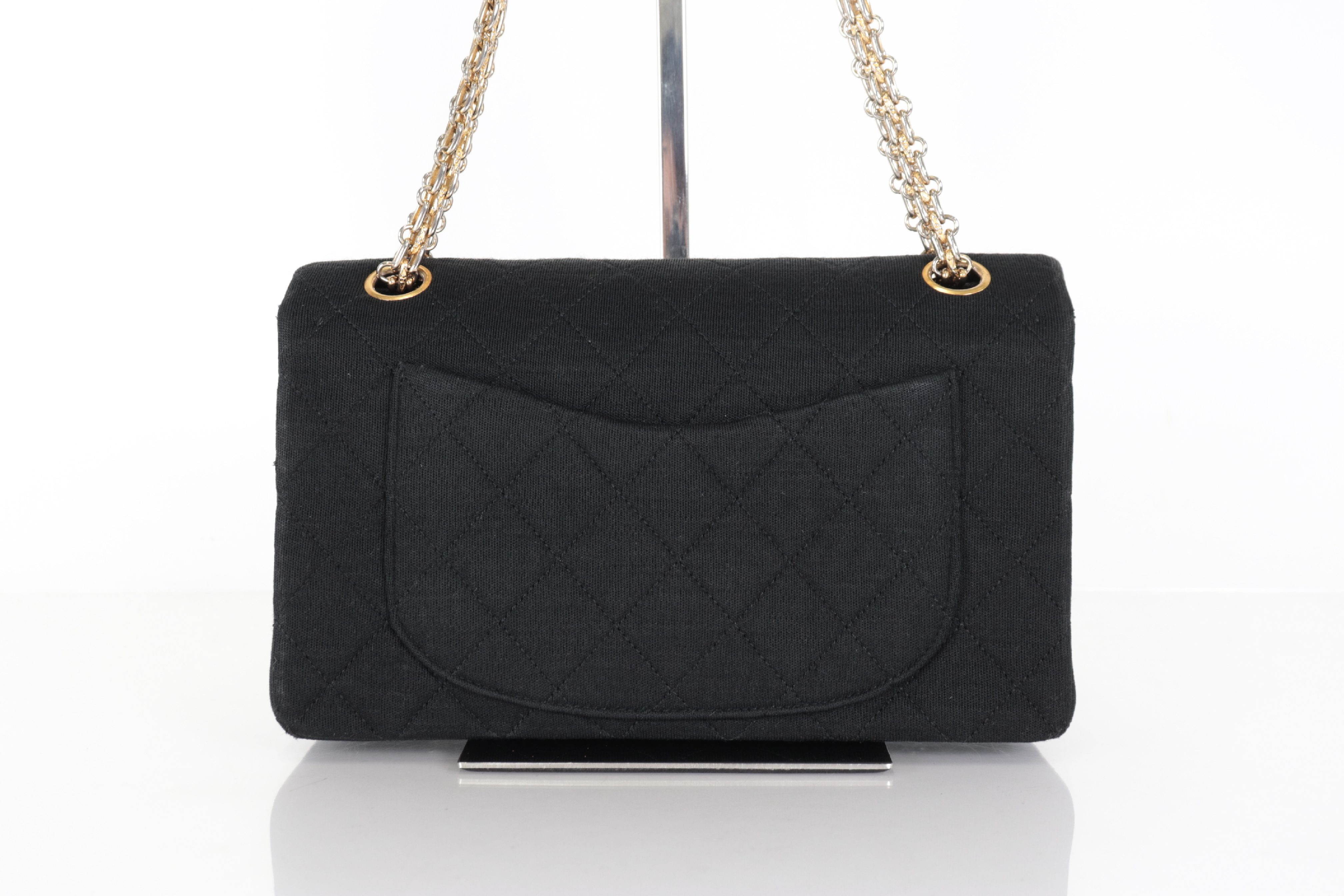 Double Flap 23 Cotton Shoulder Bag (Serial Number 0) — view 3