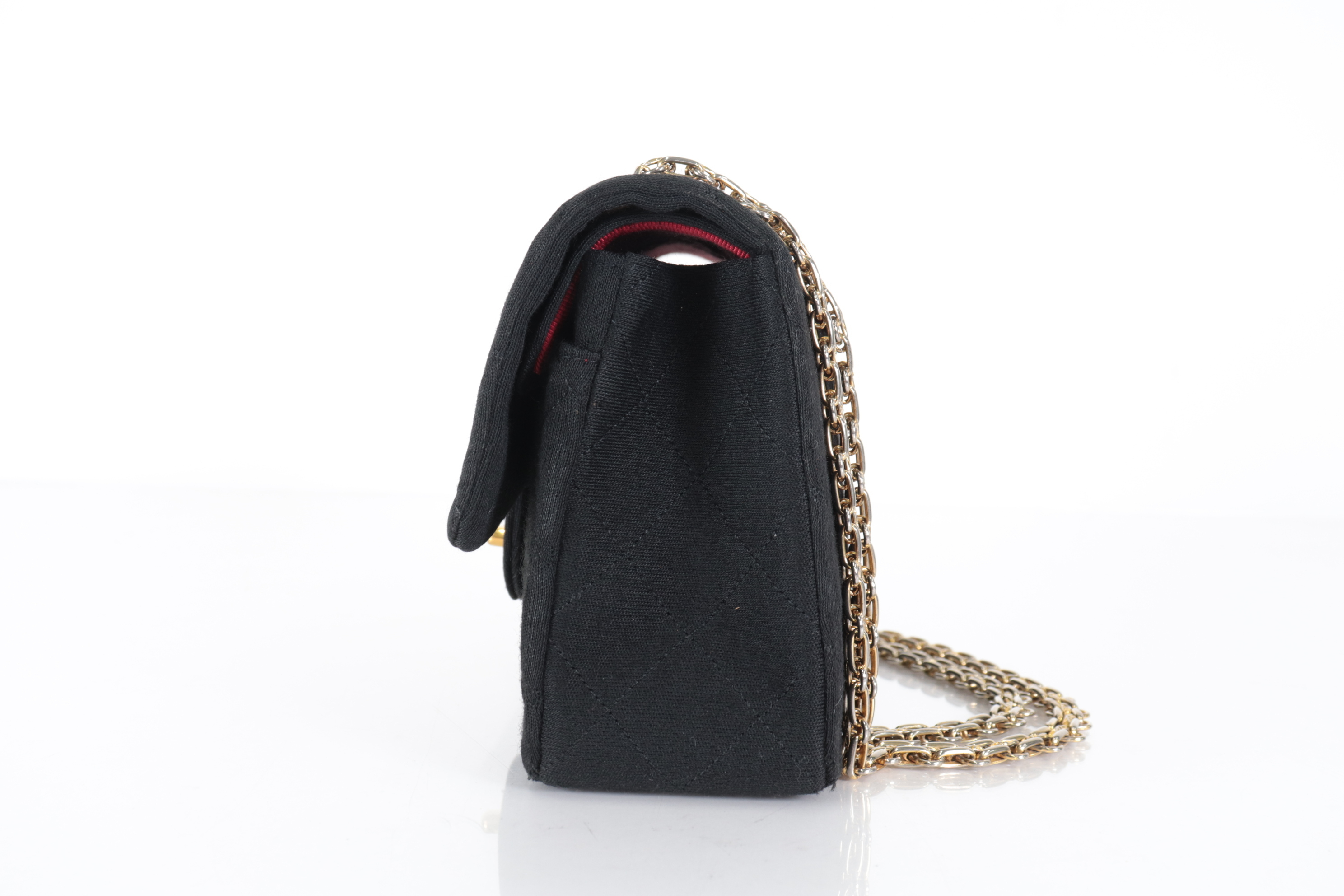 Double Flap 23 Cotton Shoulder Bag (Serial Number 0) — view 5