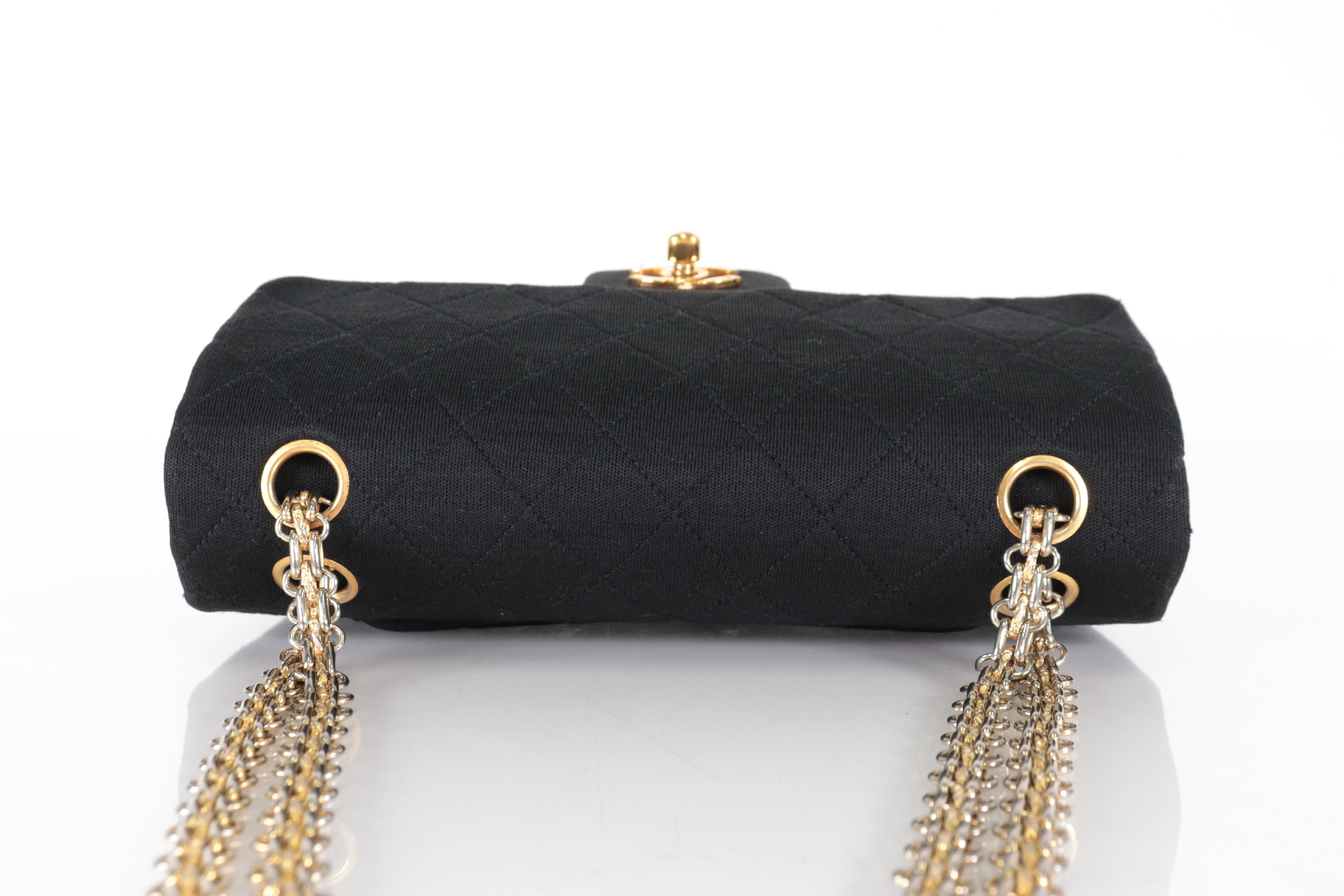 Double Flap 23 Cotton Shoulder Bag (Serial Number 0) — view 6