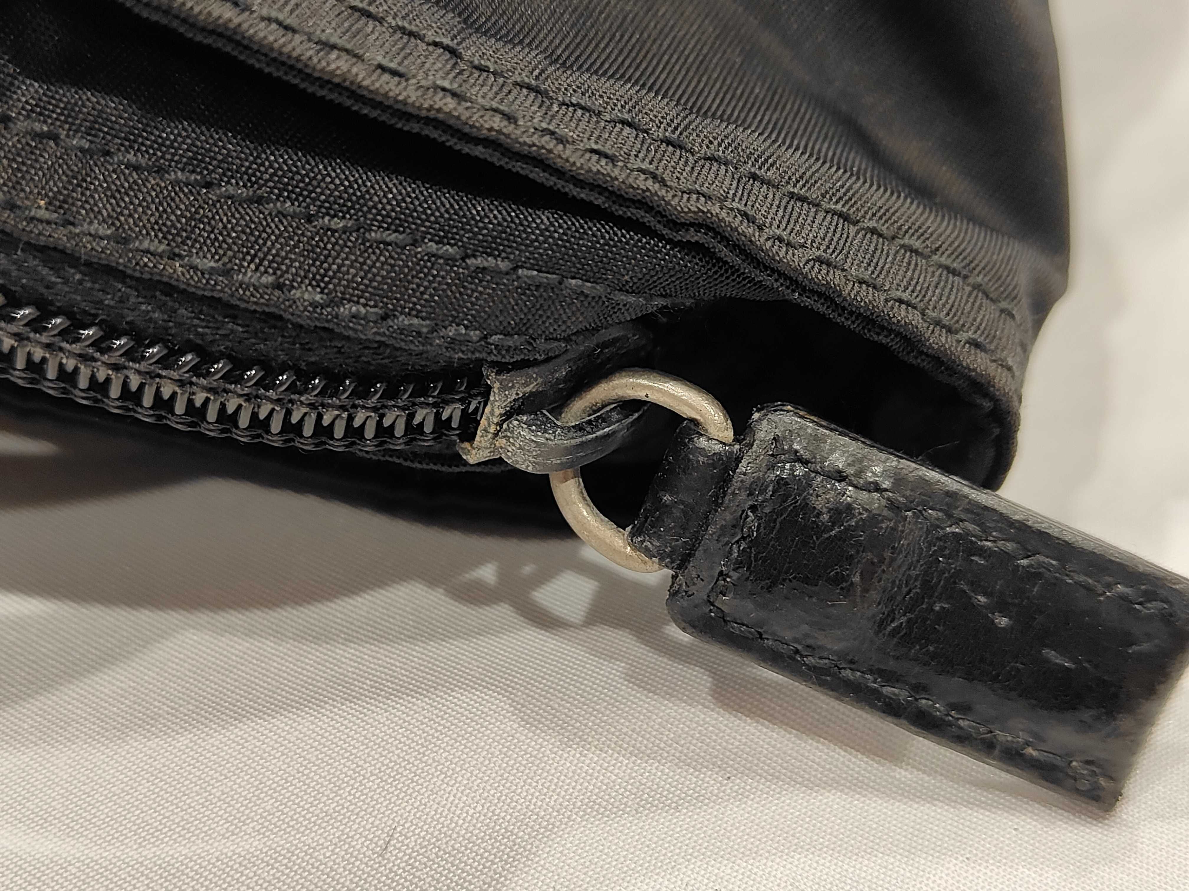 Nylon Handbag, Black Tote Bag — view 11