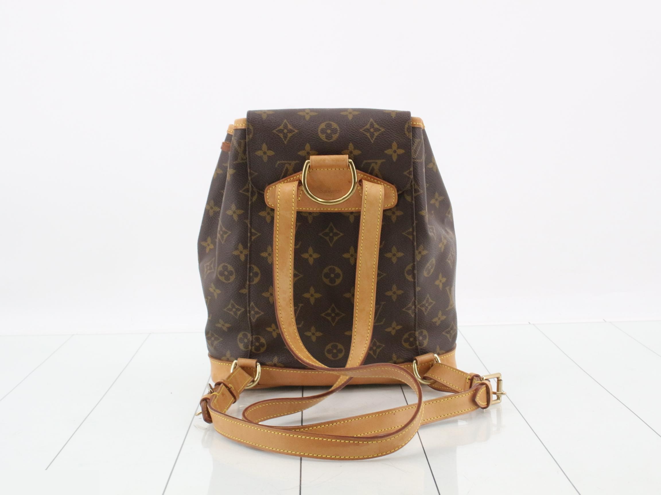 M51136 Montsouris MM Backpack, Monogram Brown — view 2