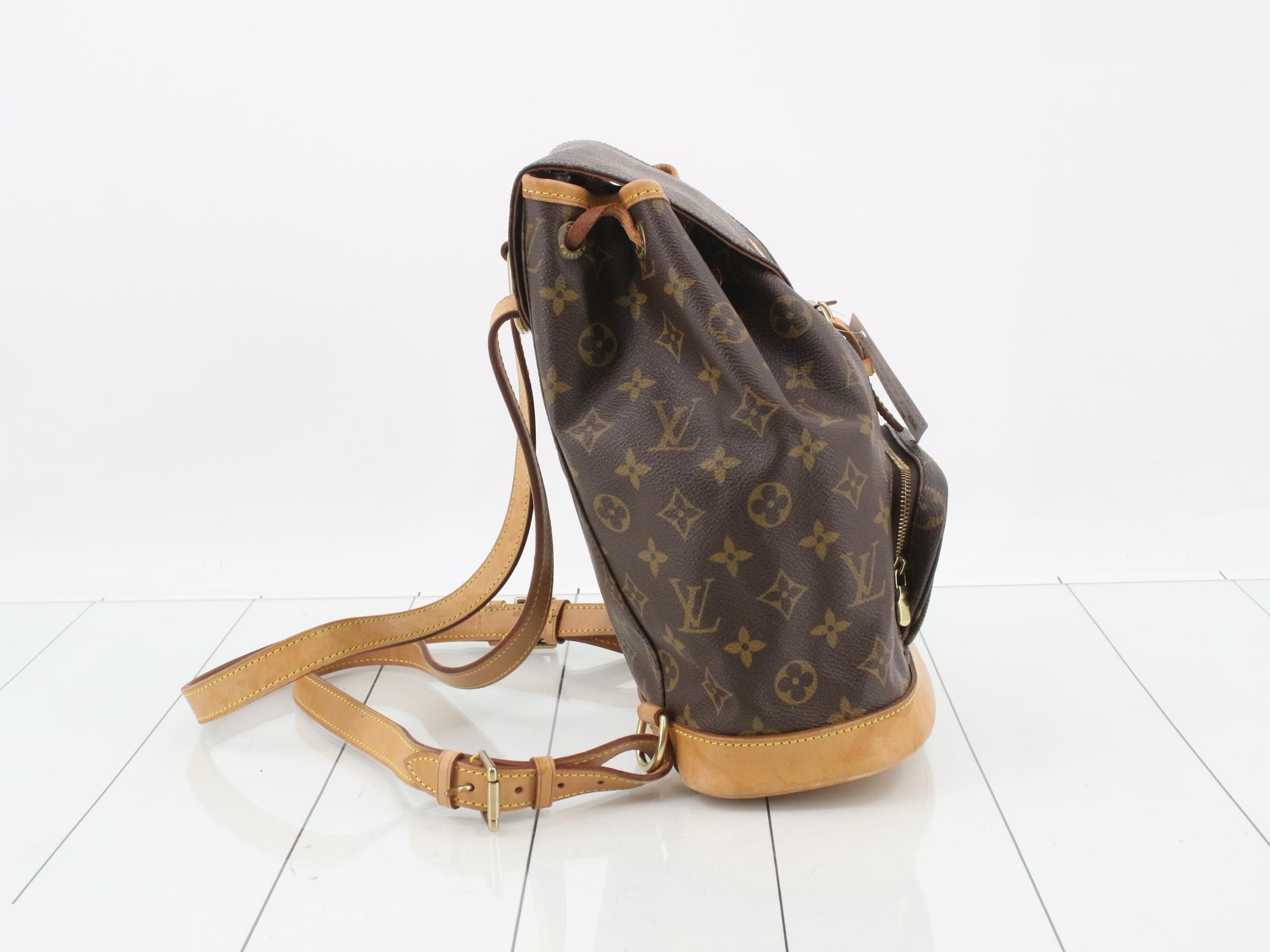 M51136 Montsouris MM Backpack, Monogram Brown — view 4