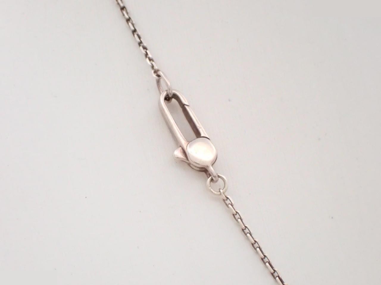 Heart Whale Necklace, 925 Sterling Silver, 6.2g, Neck Circumference Approx. 46cm — view 2