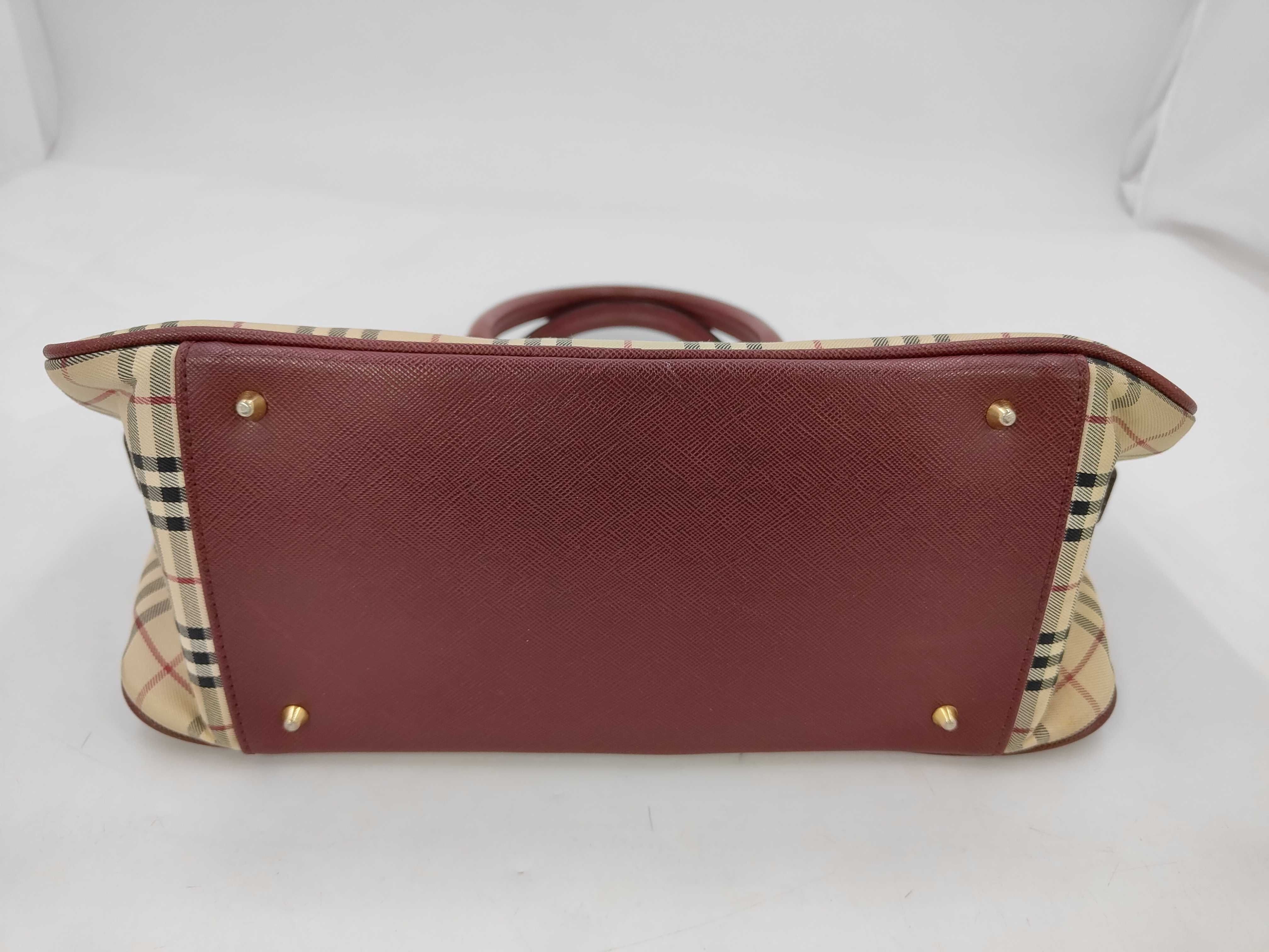 Mini Boston Tote Bag, Nova Check Tote Bag — view 3