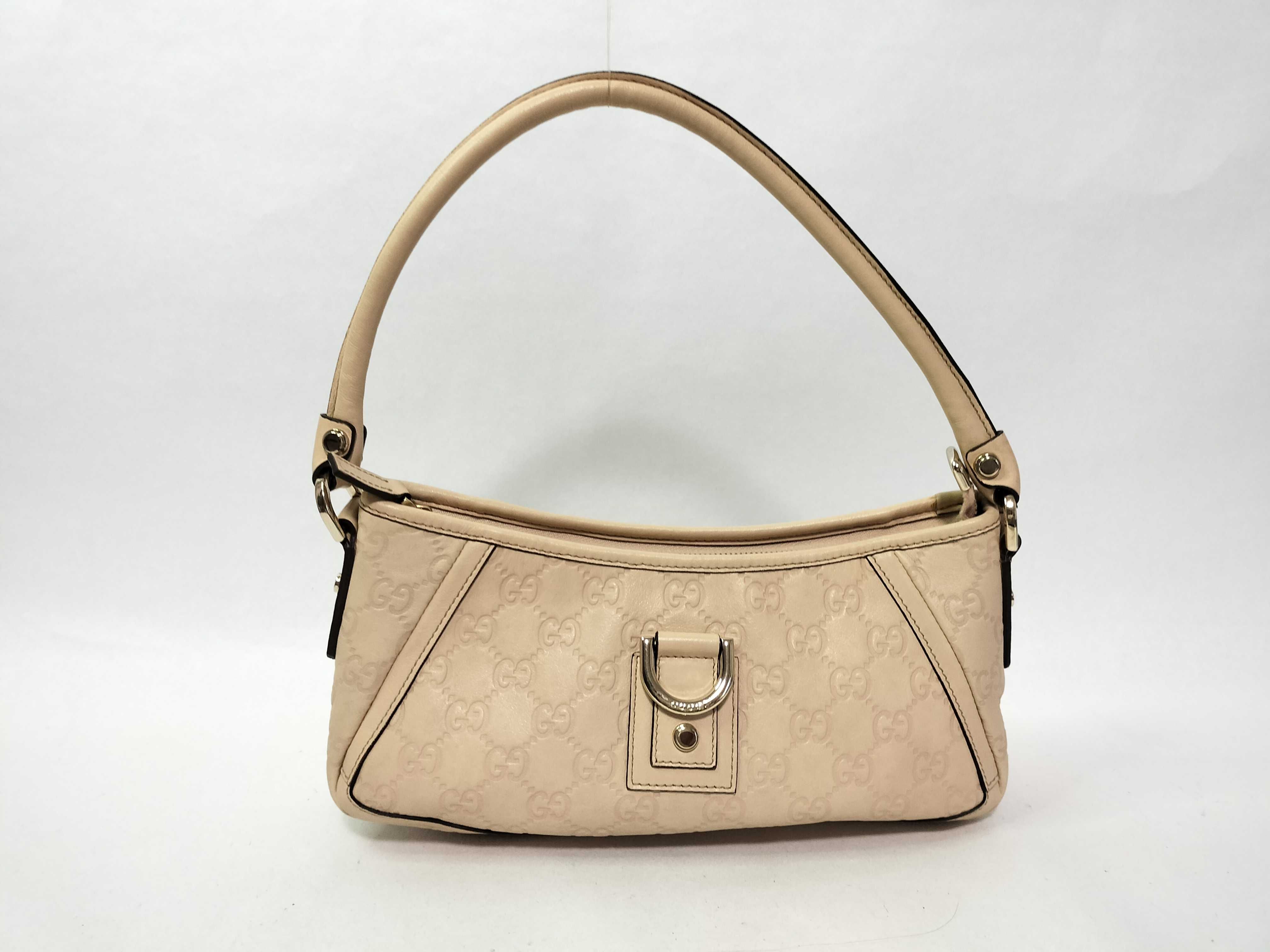 Guccissima Leather Handbag, Beige, 130939 Handbag