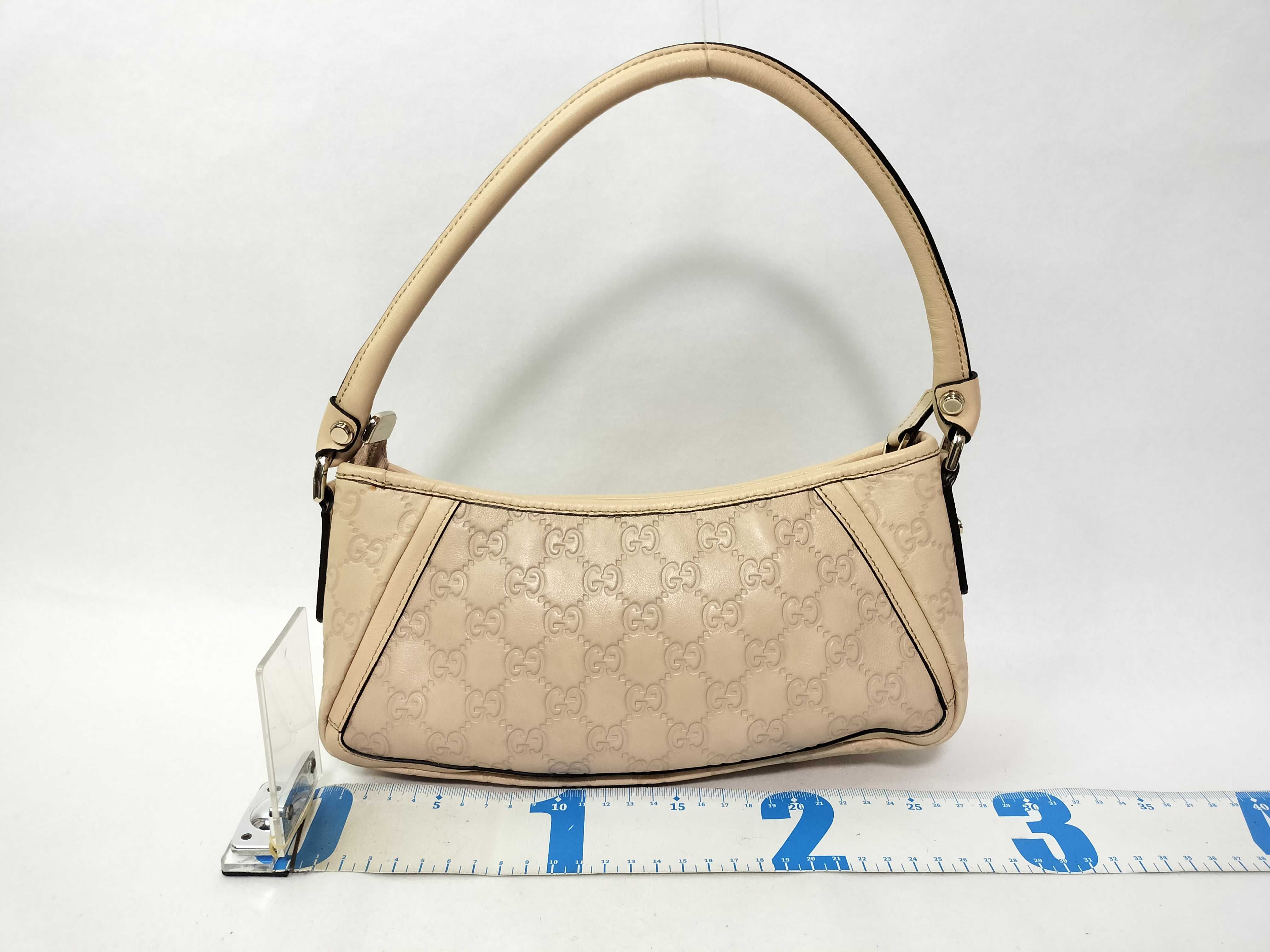 Guccissima Leather Handbag, Beige, 130939 Handbag — view 2