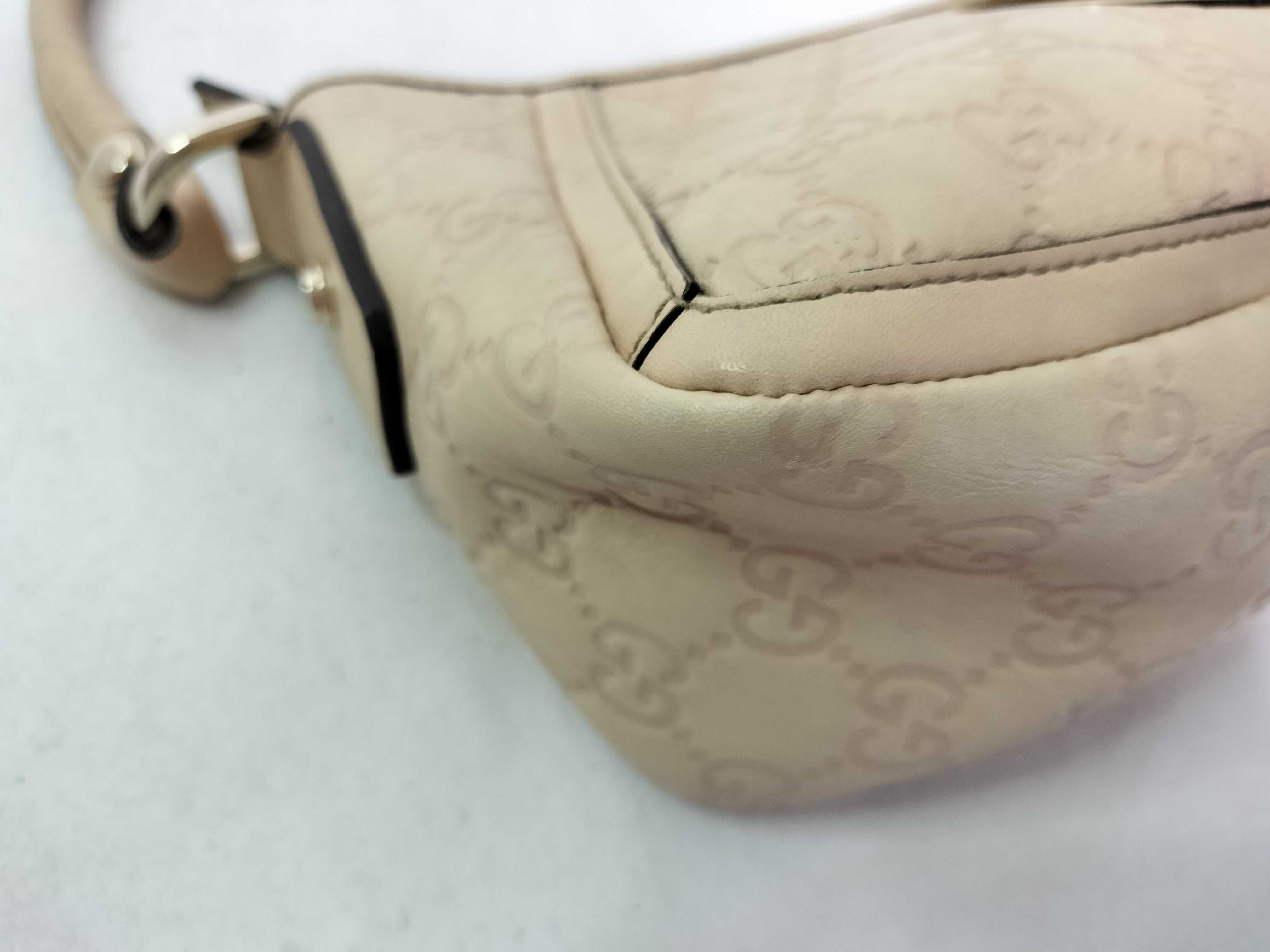Guccissima Leather Handbag, Beige, 130939 Handbag — view 11
