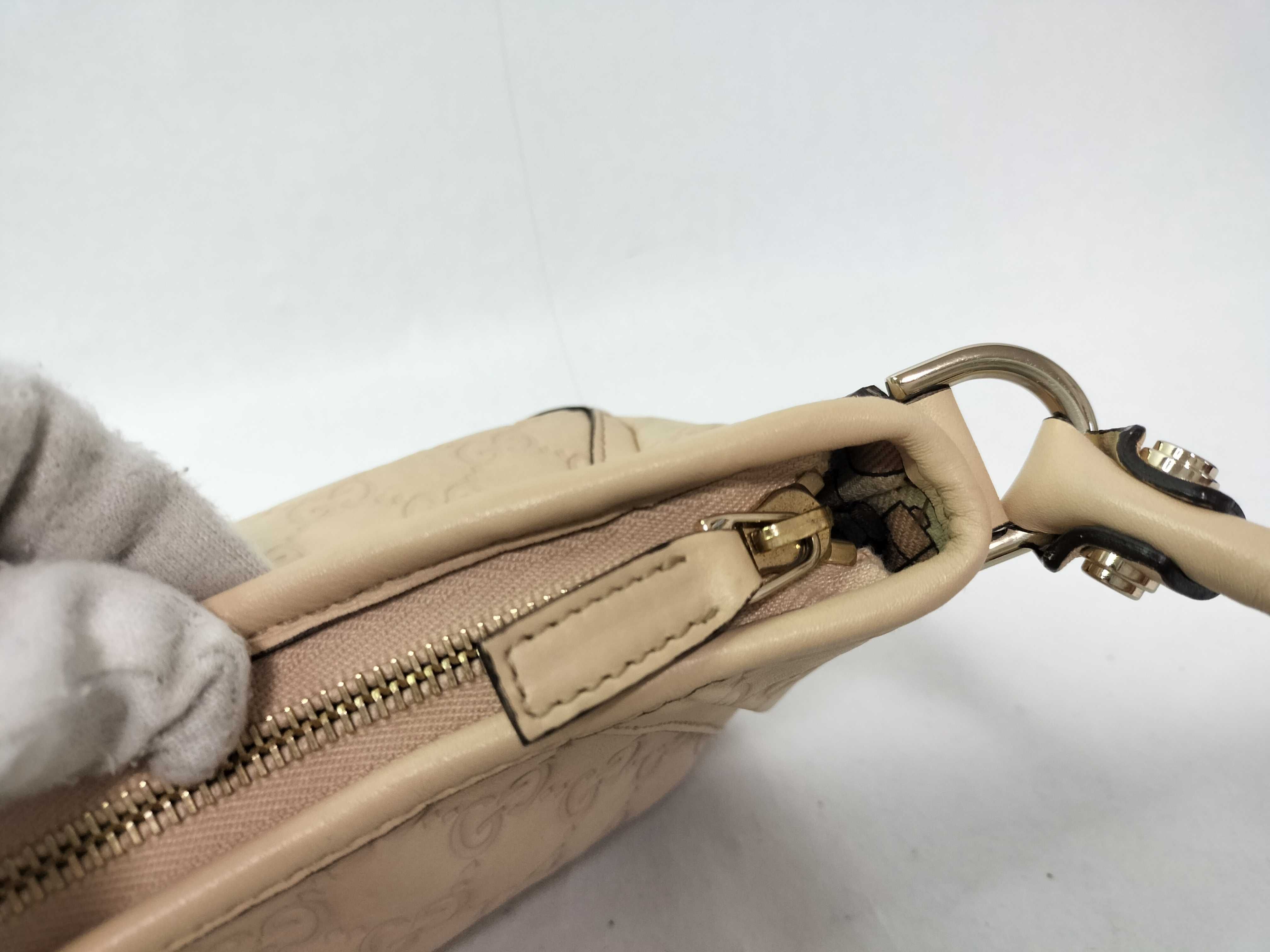 Guccissima Leather Handbag, Beige, 130939 Handbag — view 14