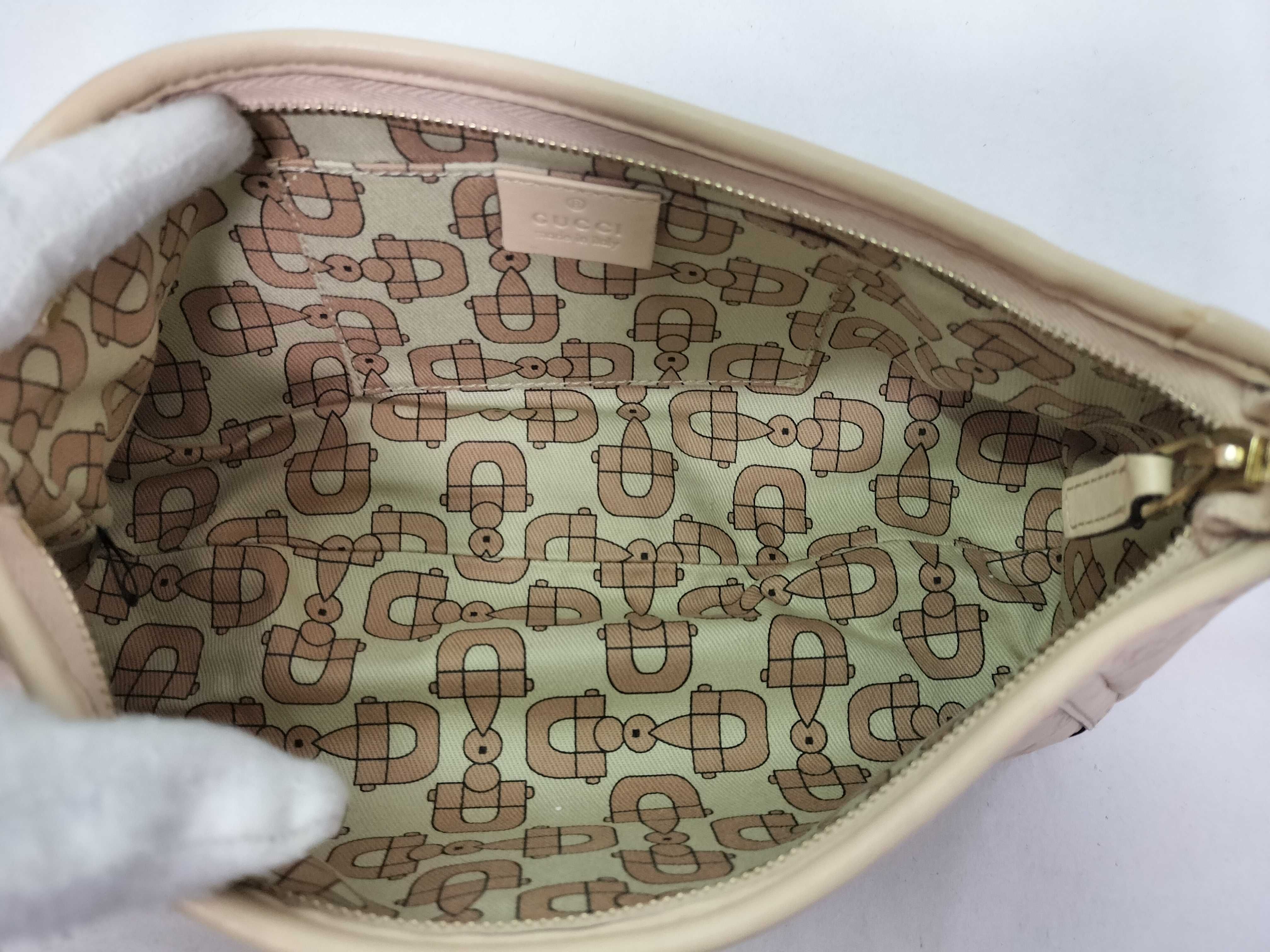 Guccissima Leather Handbag, Beige, 130939 Handbag — view 15