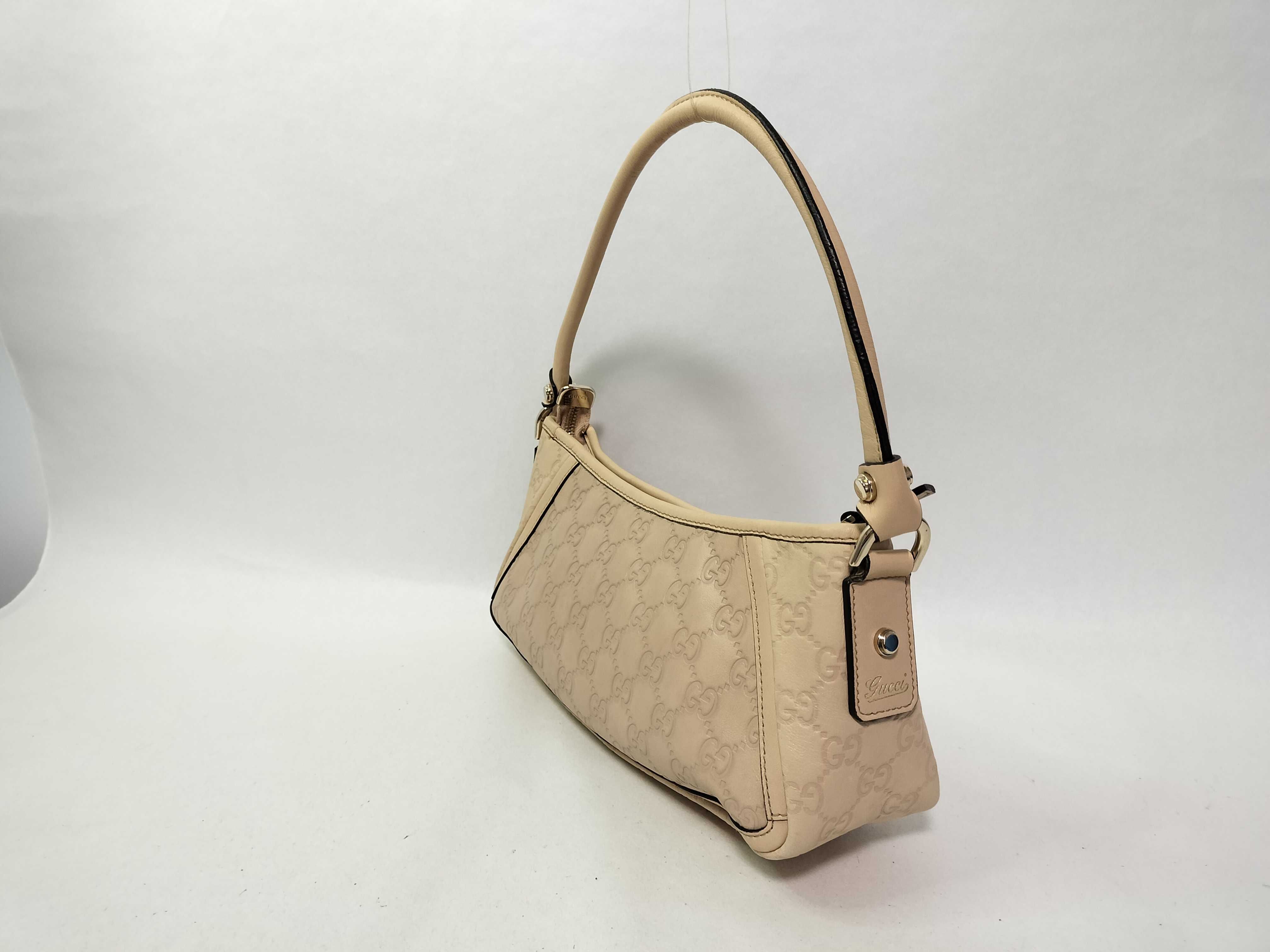 Guccissima Leather Handbag, Beige, 130939 Handbag — view 3