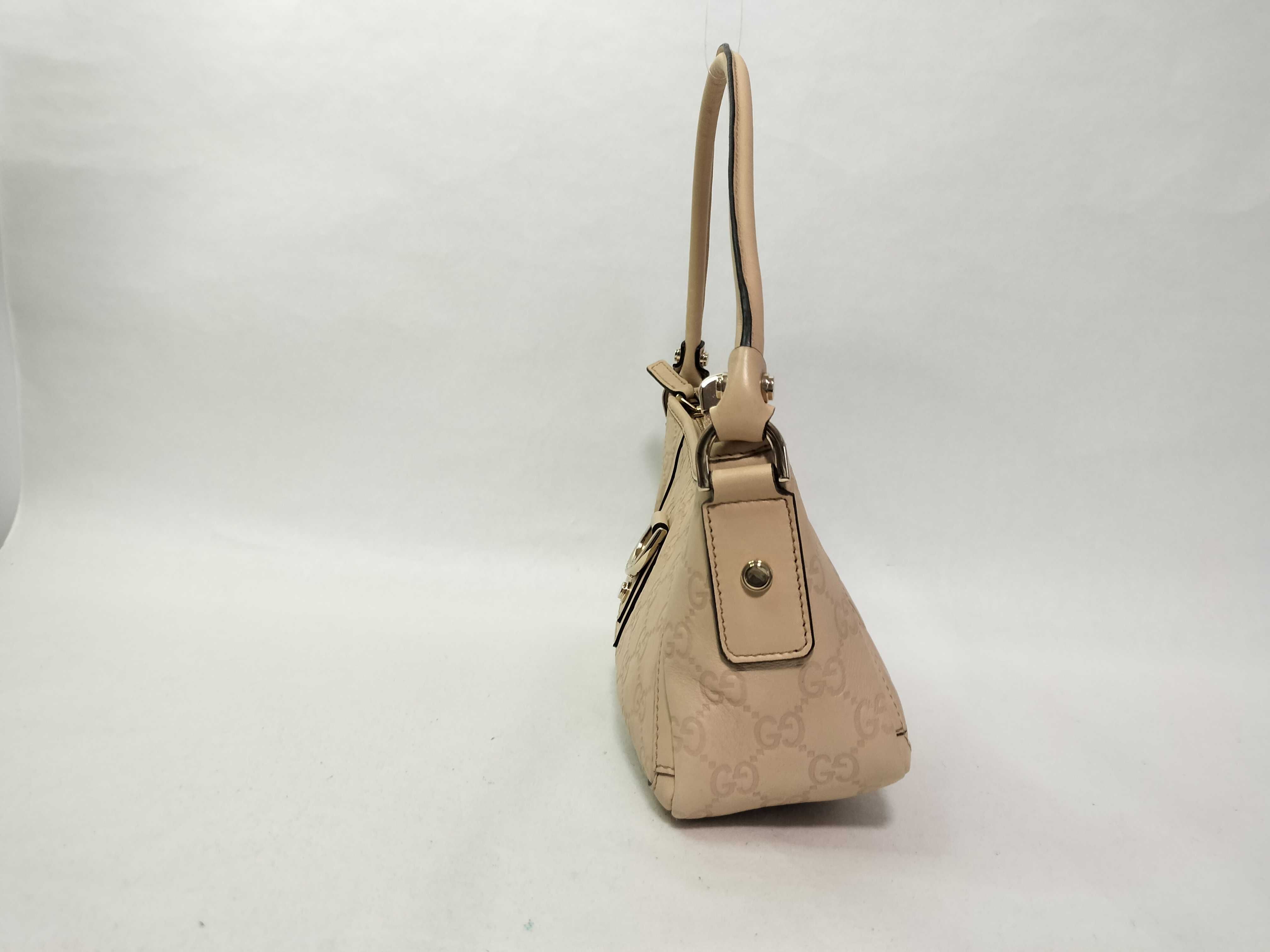 Guccissima Leather Handbag, Beige, 130939 Handbag — view 4